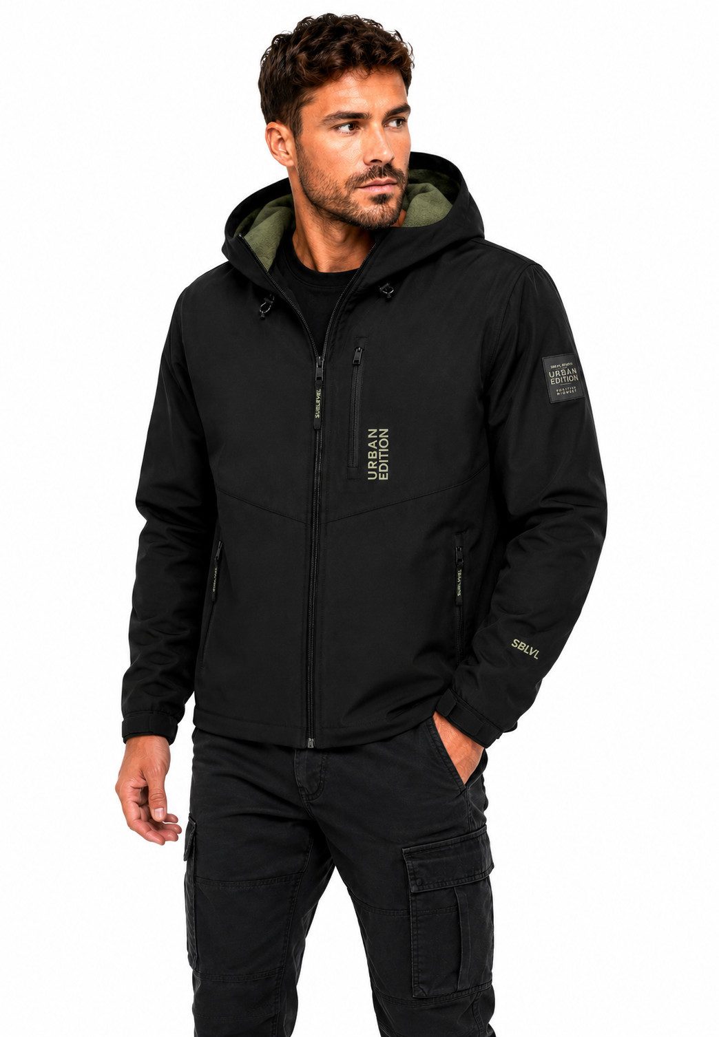 SUBLEVEL Softshelljacke Herren Herbst Winter Übergangs Jacke Softshell Jacke Outdoor Regen