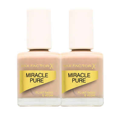 MAX FACTOR Nagellack 2 x Max Factor Miracle Pure 812 Spiced Chai Nagellack je 12ml Langanha