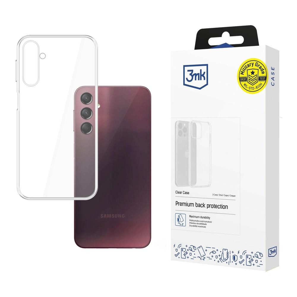 3MK Smartphone-Hülle Schutzhülle Handyhülle Smartphone-Hülle, transparent, Kameraschutz, sturzgeprüft, dünn