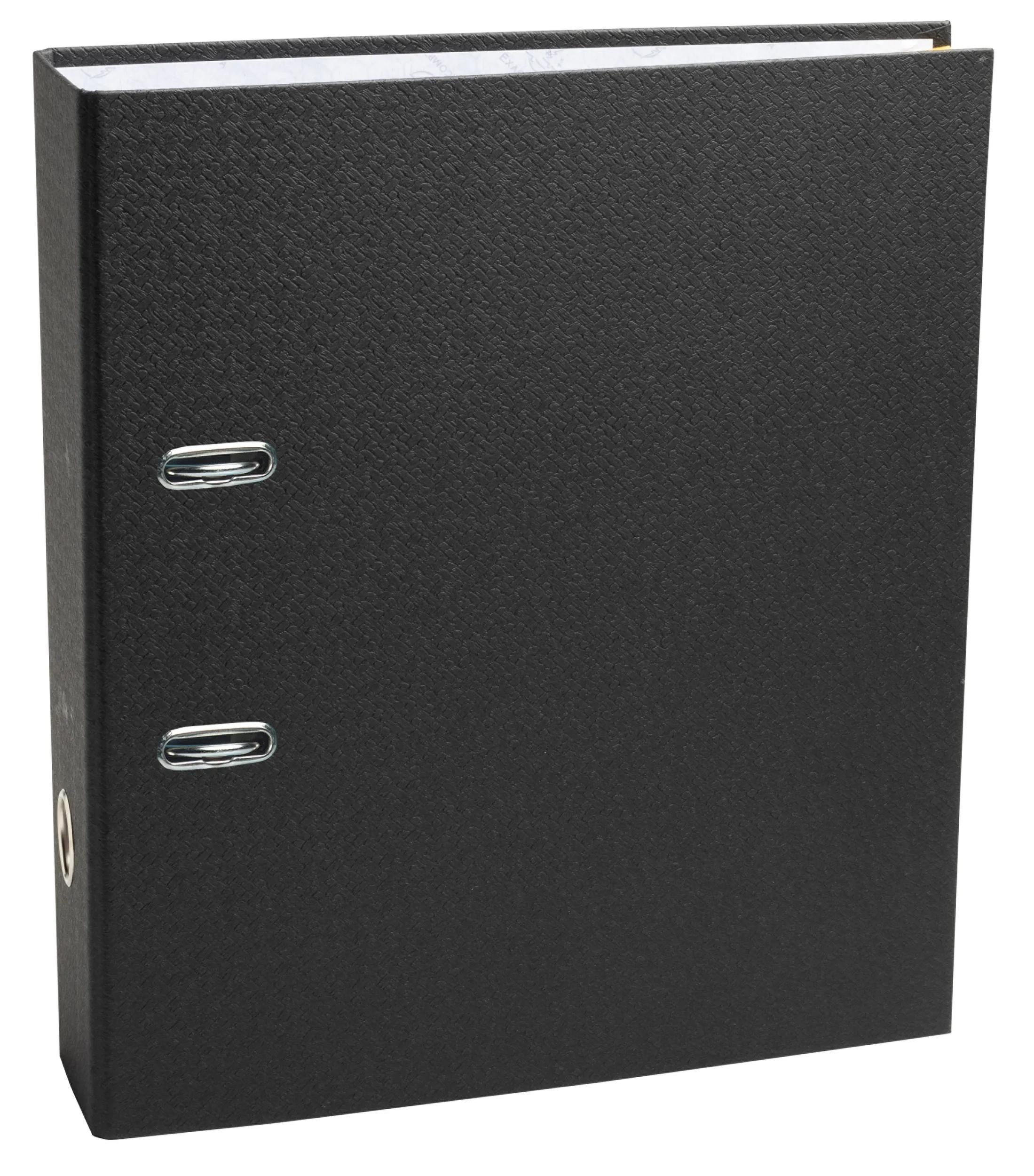 EXACOMPTA Aktenordner 10x Ordner Prem'Touch Rücken 80mm A4 Office by me Schwarz 53601E, Ordner Papier Kollektion