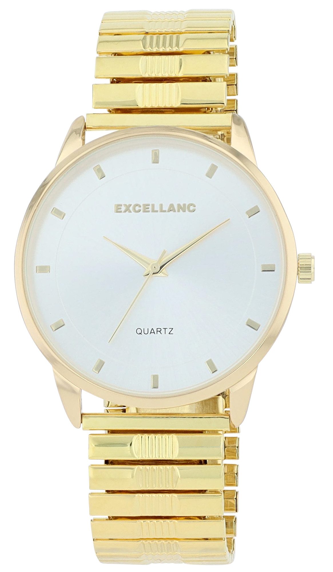 EXCELLANC Quarzuhr Saki, Mineralglas, Herrenuhr Edelstahl