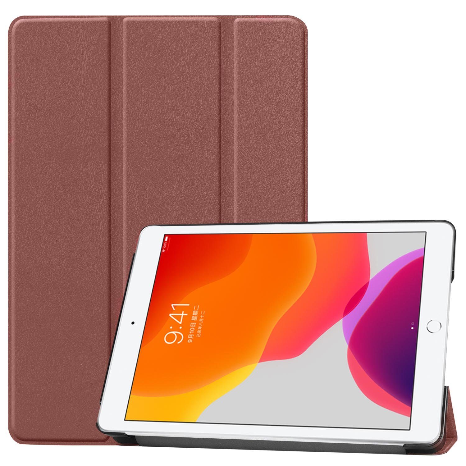 Lobwerk Tablet-Hülle Schutzhülle für Apple iPad 10.2 Zoll 2019/2020/2021, Wake & Sleep Funktion, Sturzdämpfung, Aufstellfunktion