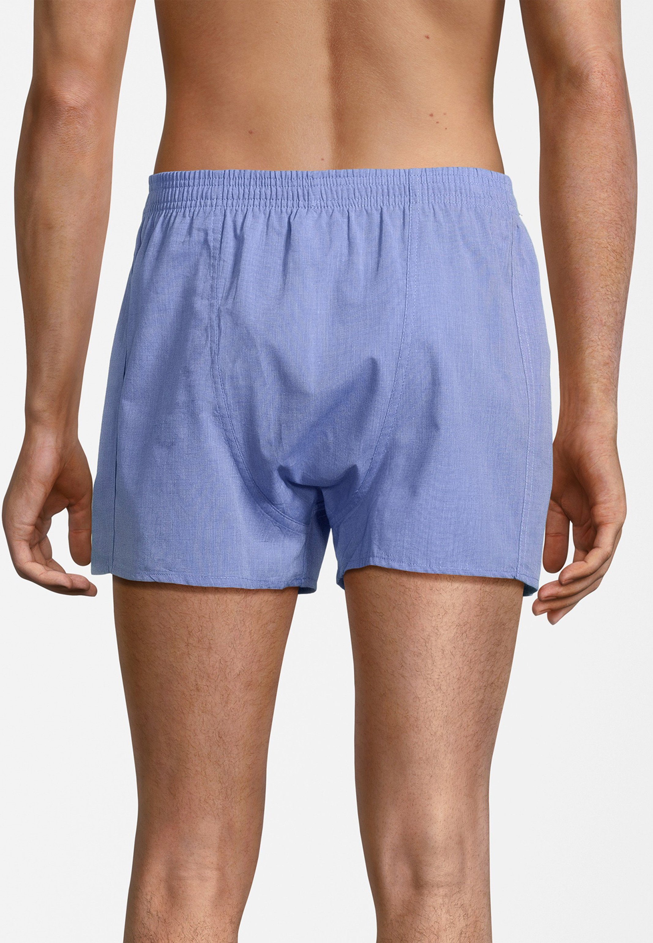 Almonu Boxershorts 6er Pack Web (Spar-Set, 6-St) Boxershorts - Baumwolle - mit Eingriff - Atmungsaktiv