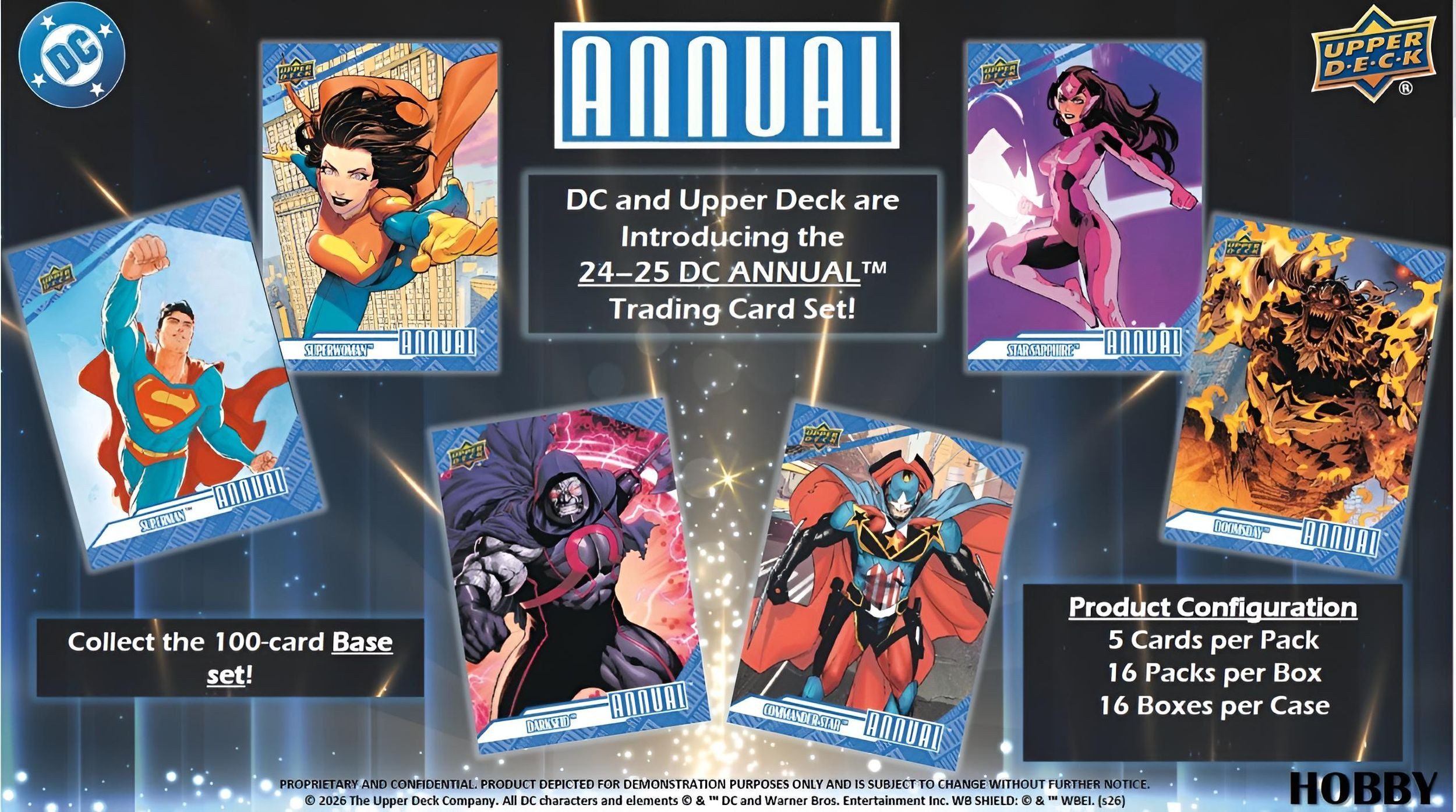 Upper Deck Sammelkarte 2024-25 DC Annual (Hobby)