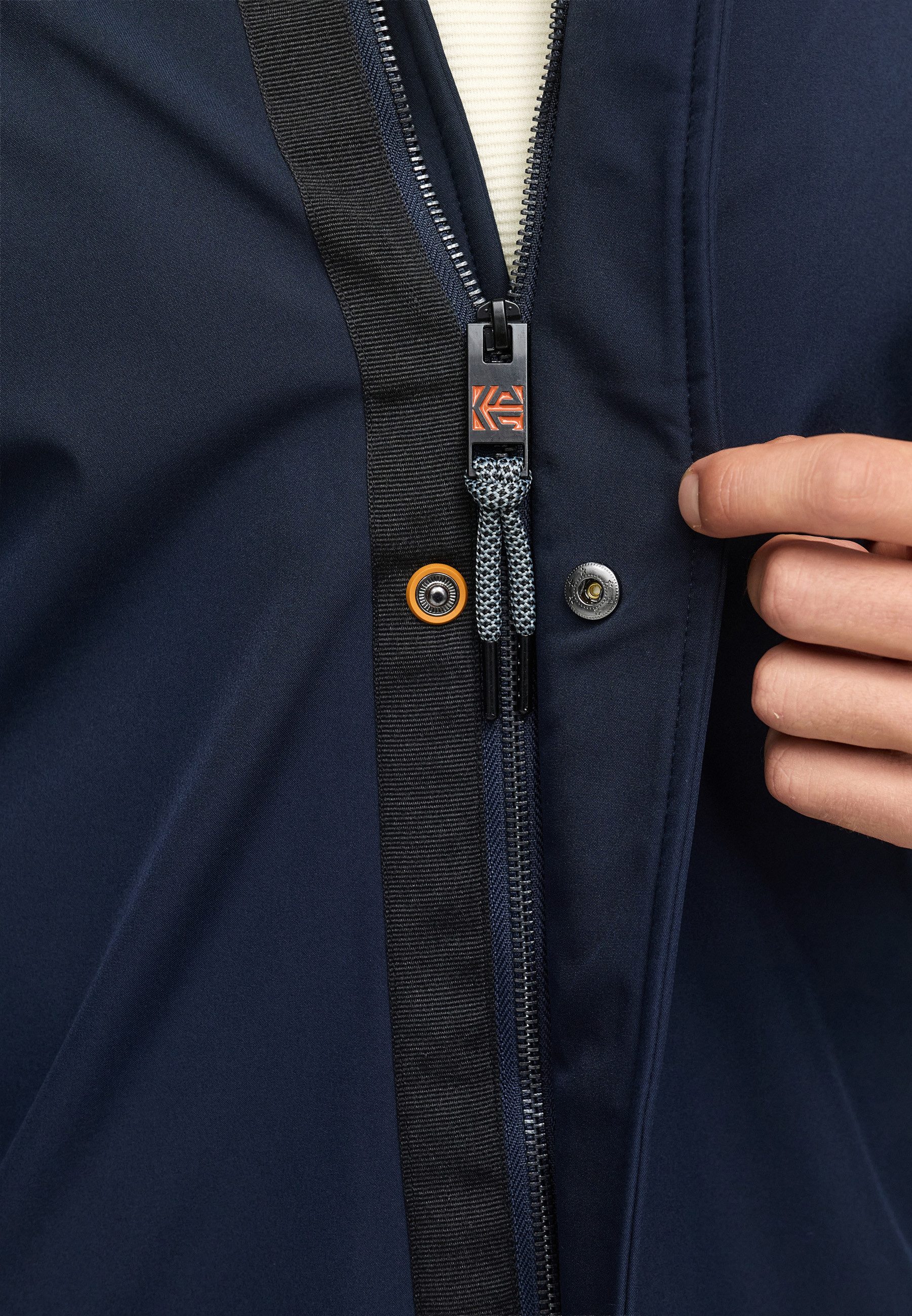 Indicode Trenchcoat Herren INRoute Softshell Mantel Herrenmantel Stylischer Herren Mantel