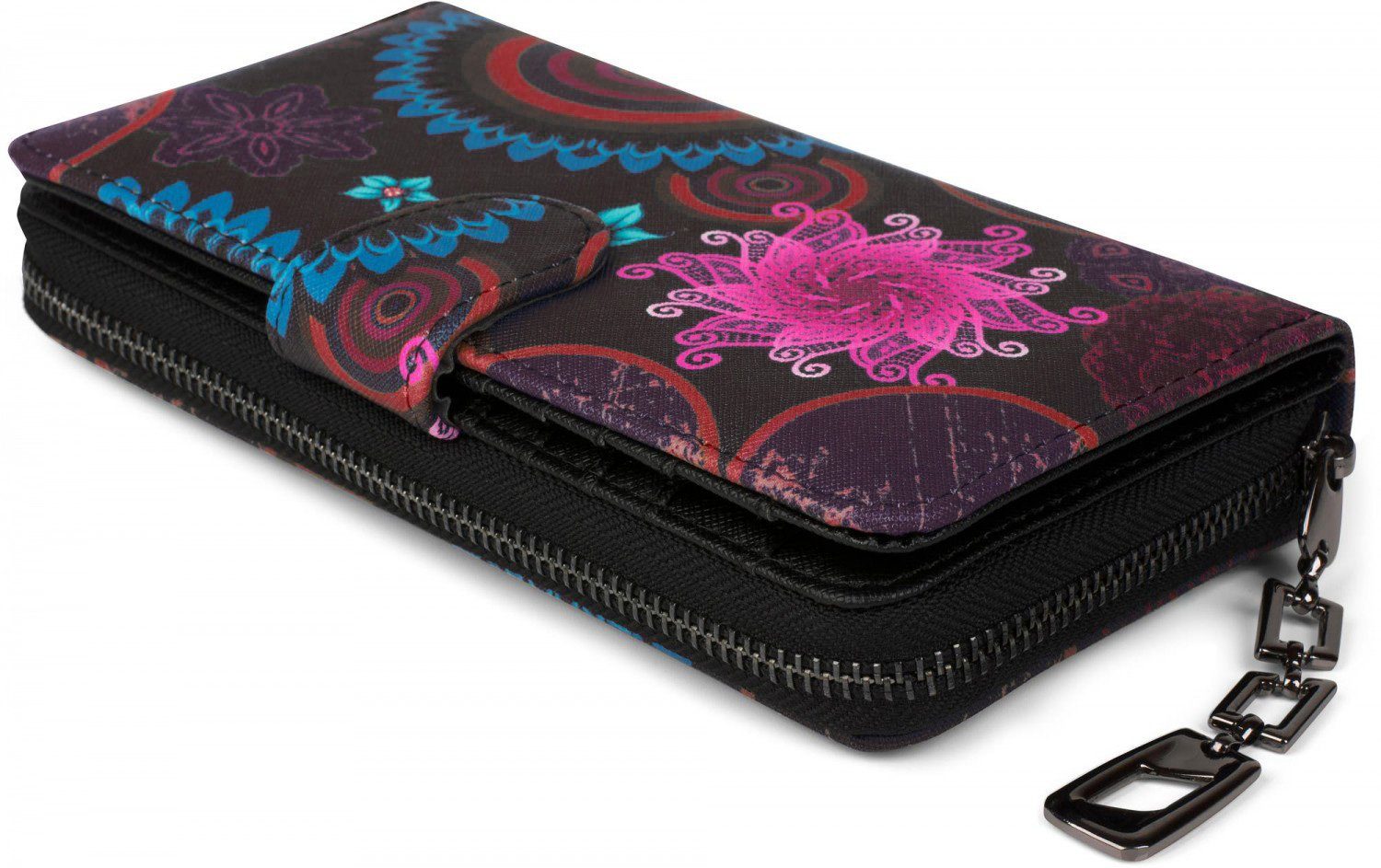 styleBREAKER Geldbörse Geldbörse mit Ethno Blumen und Blüten Muster (1-tlg) günstig online kaufen