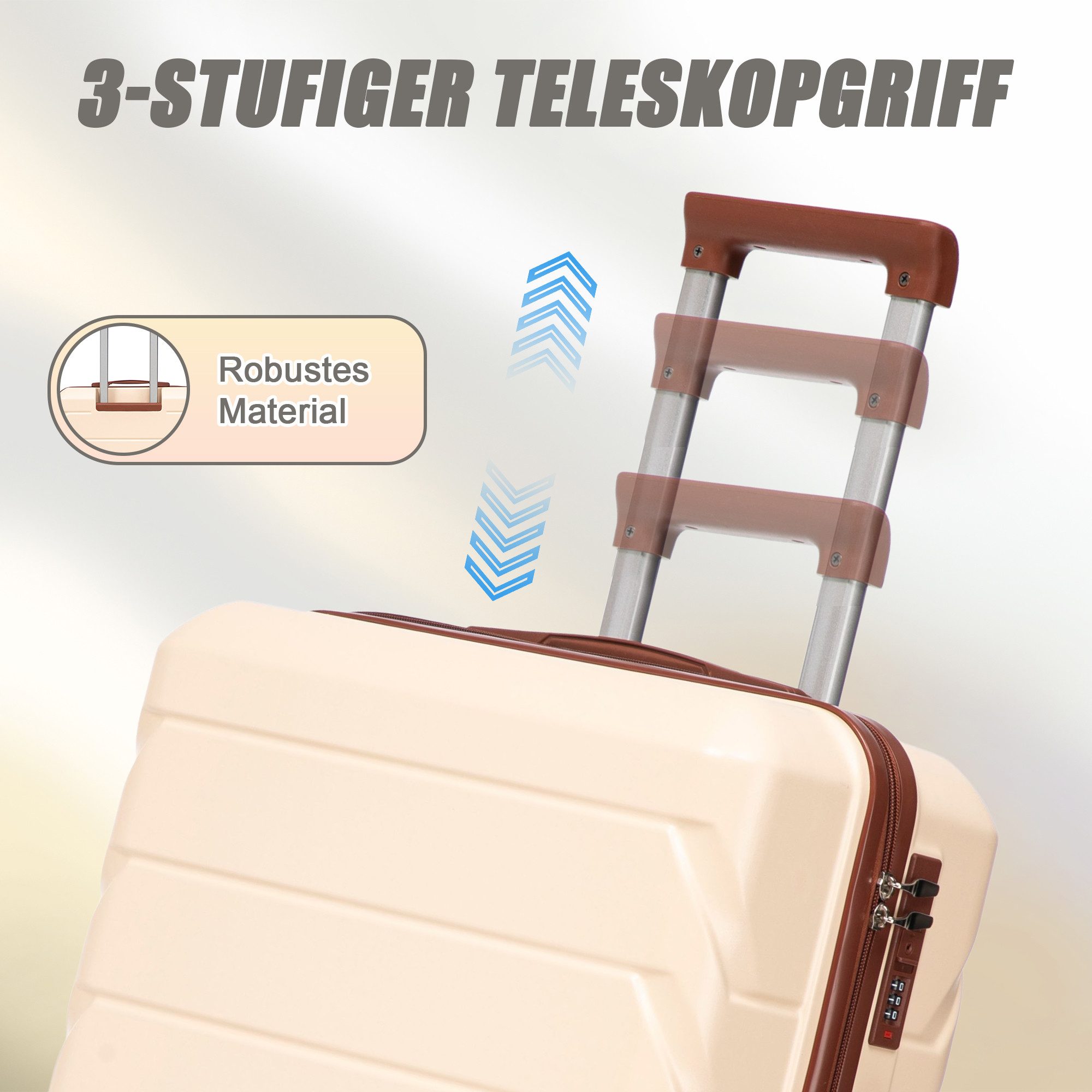 i@home Kofferset 14"/19"/24"/28" 4-teiliger Koffer, 4 Rollen, (4 tlg., 1 Ko günstig online kaufen
