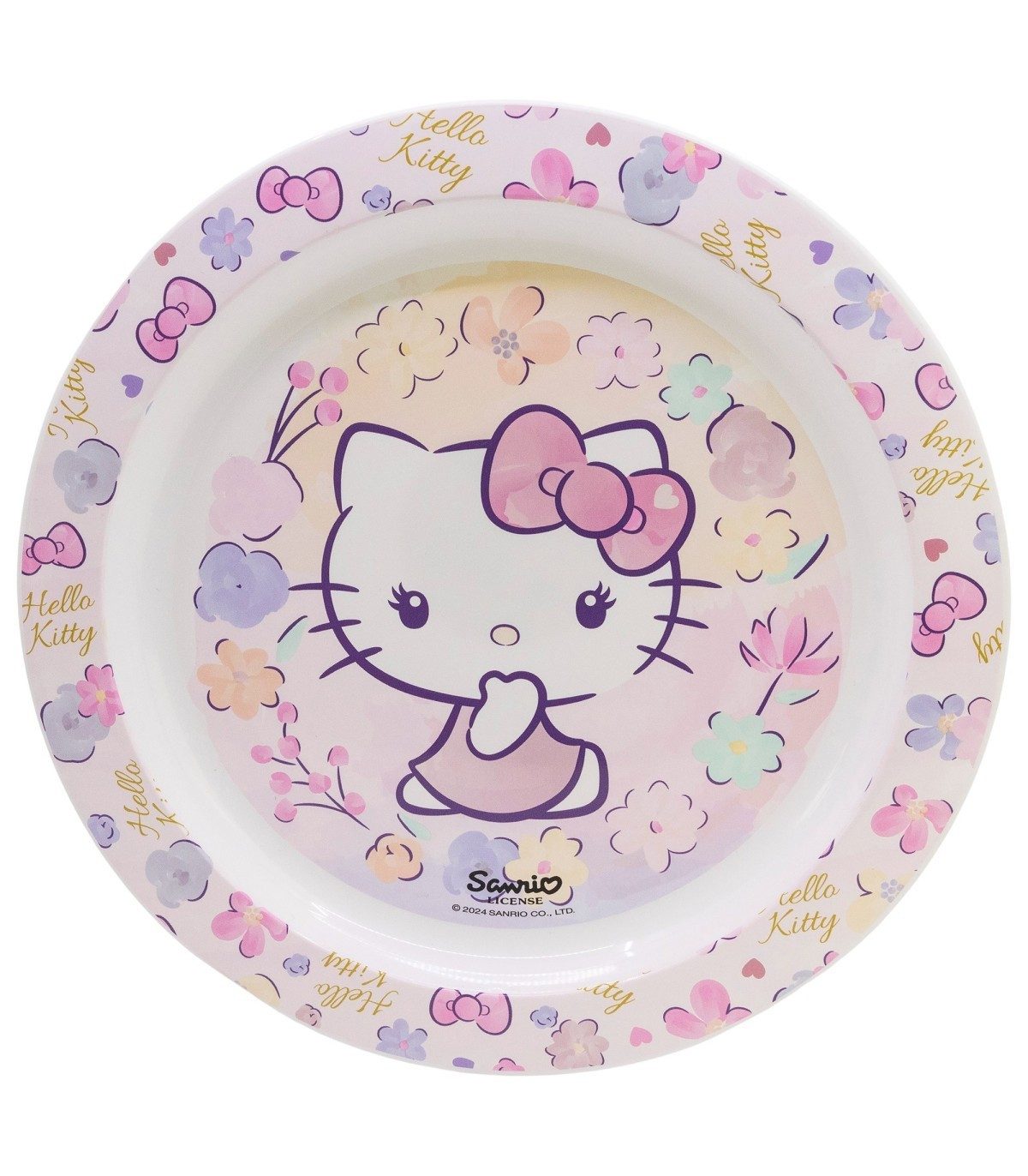 Hello Kitty Brotteller Kinder Teller Mikrowellengeeignet für zu Hause