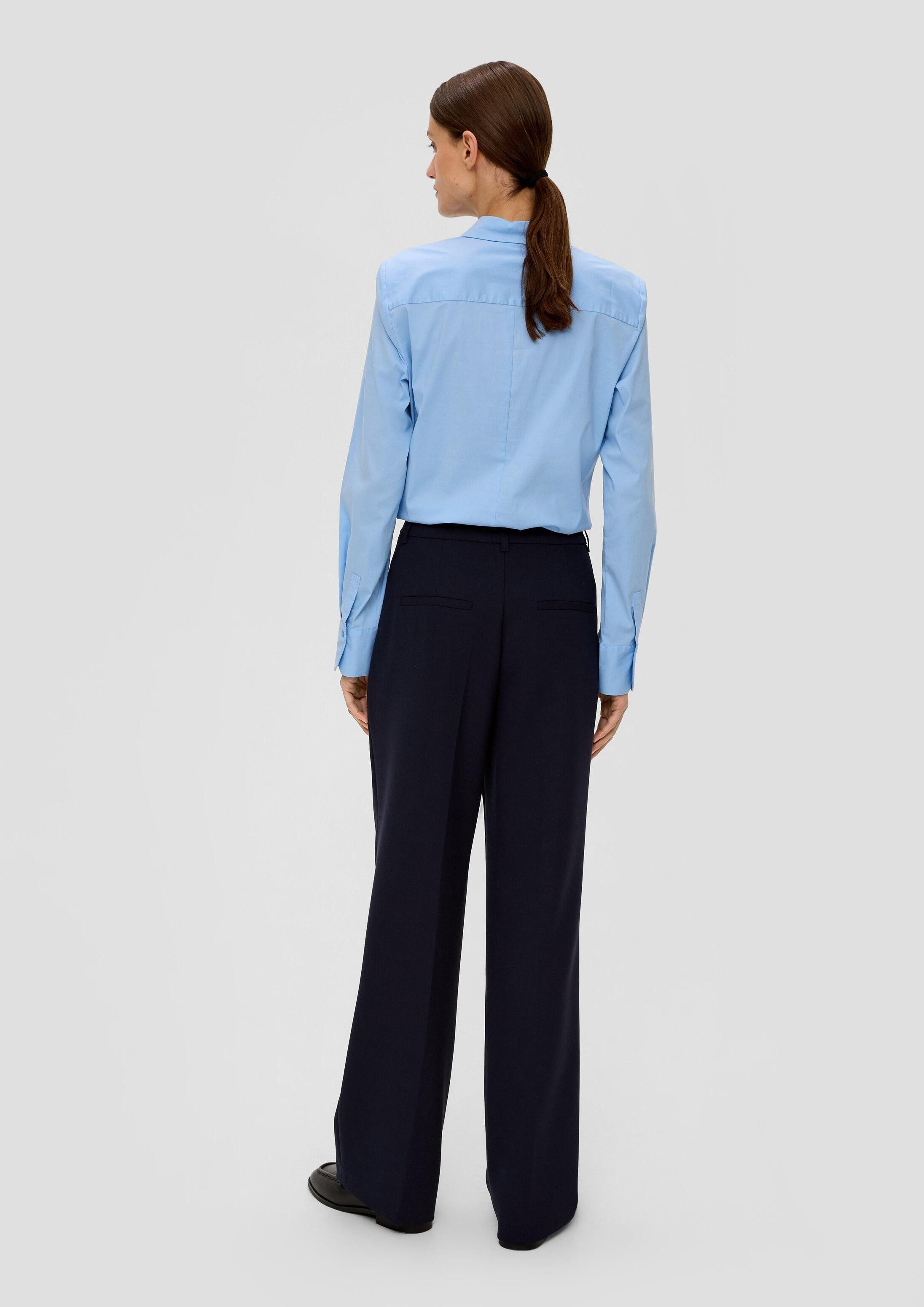 s.Oliver Chinos Hose Regular: Wide Leg Hose aus Viskosemix