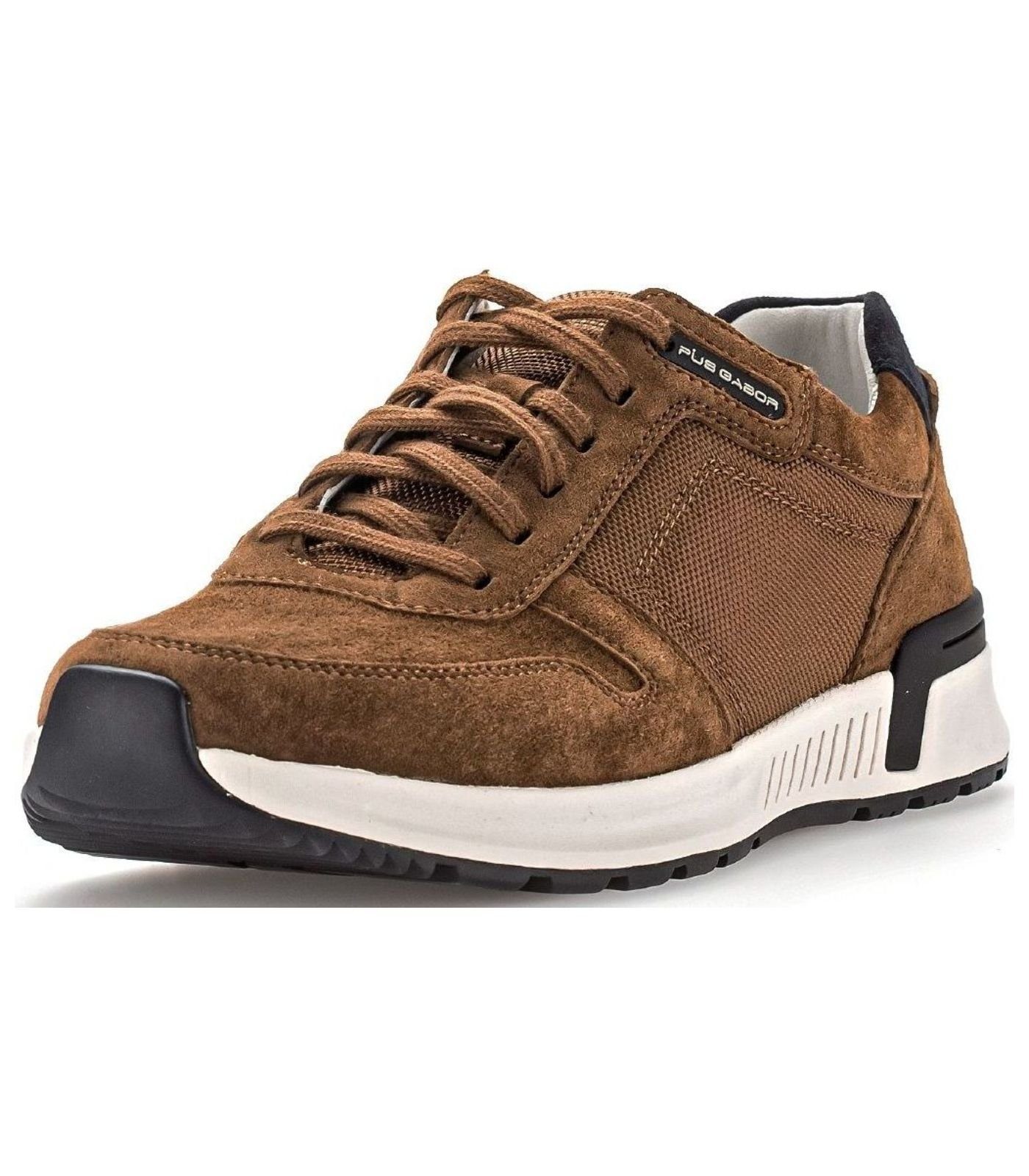 Pius Gabor Sneaker Veloursleder/Mesh Sneaker Mittelbraun