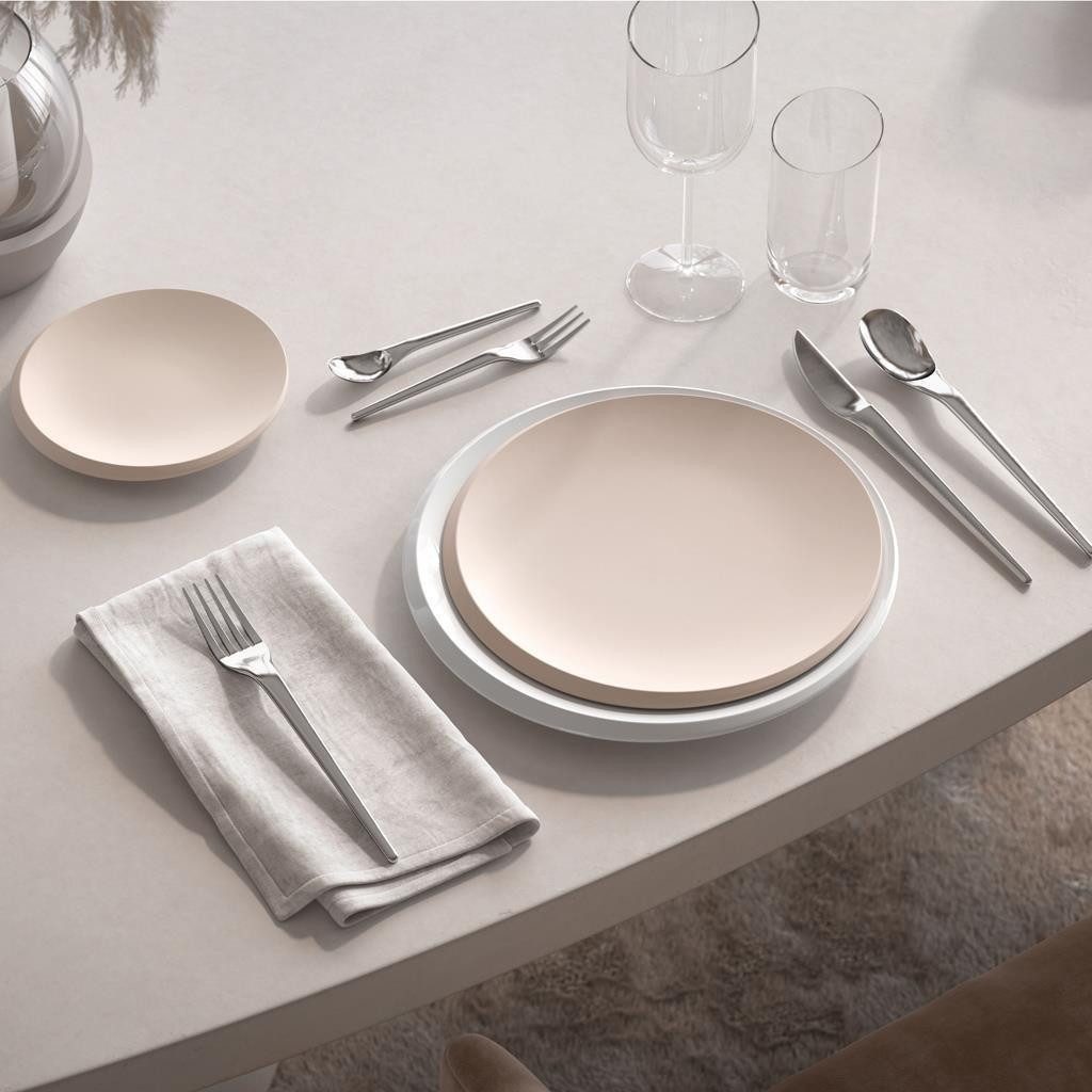 Villeroy & Boch Tafelservice NewMoon Tafelservice 12er Set (12-tlg), 6 Personen, Porzellan