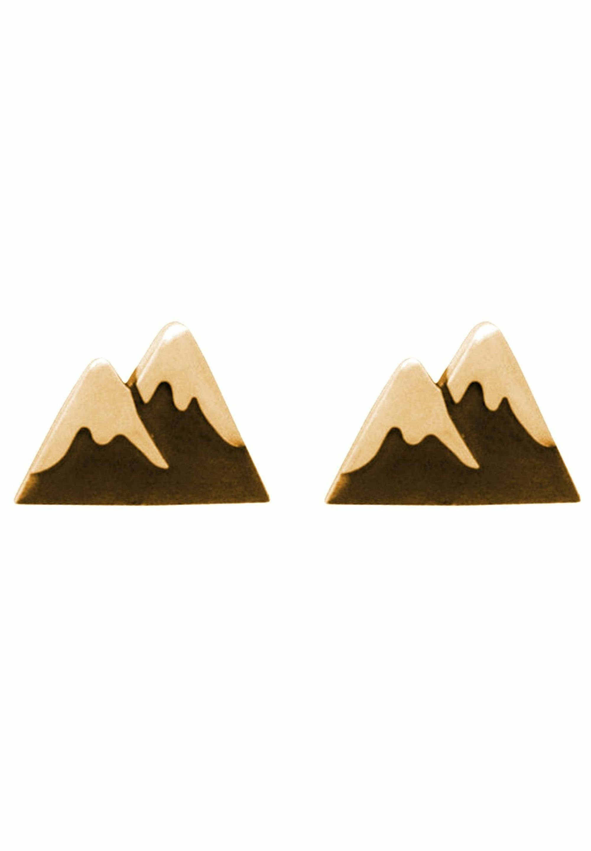 Paar Alpin Berg Ohrhänger Gemshine gold coloured