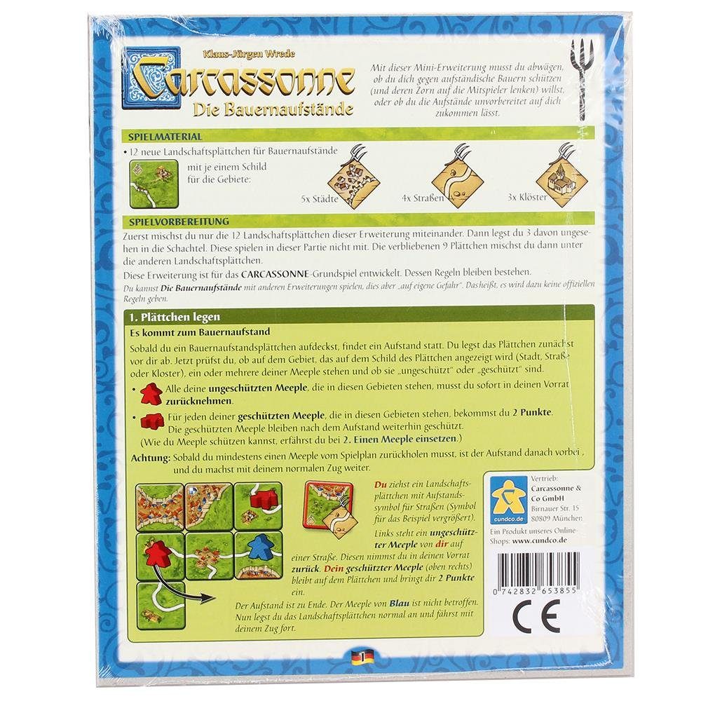 Hans im Glück Spiel Carcassonne - Die Bauernaufstände Promo Mini Erw