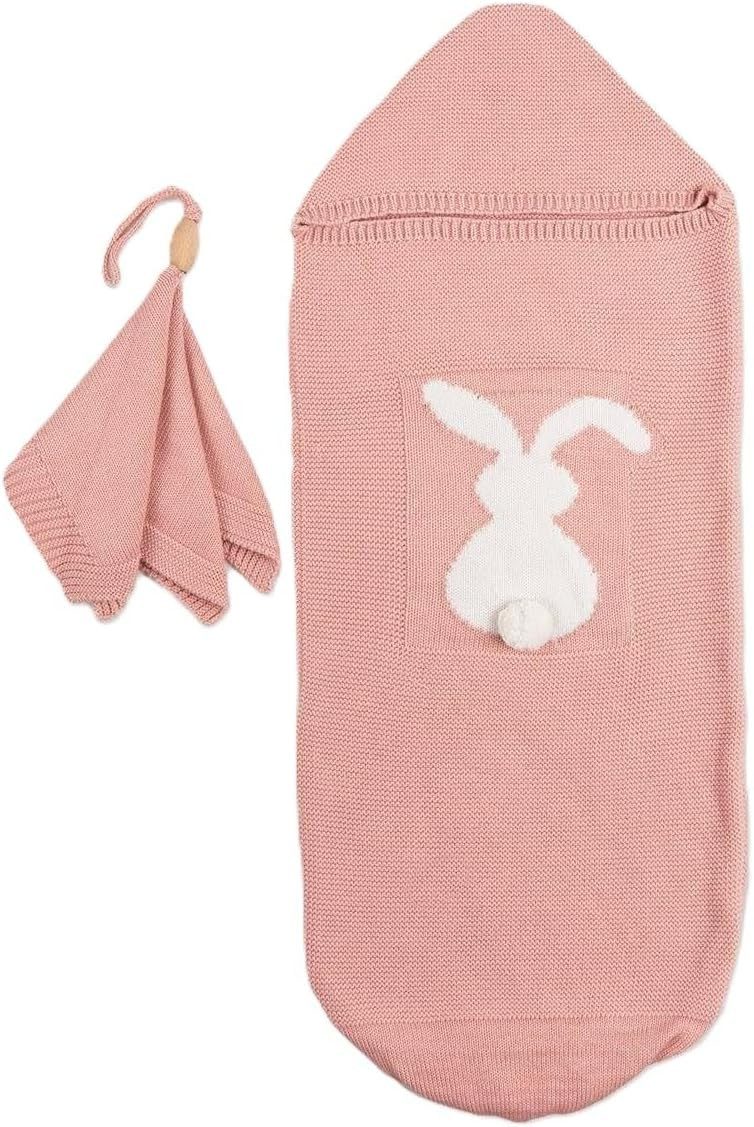 Minora Strickkleid Minora Baby Strickwaren Cocoon Swaddle Set, 0-8 Monate, Neugeborene