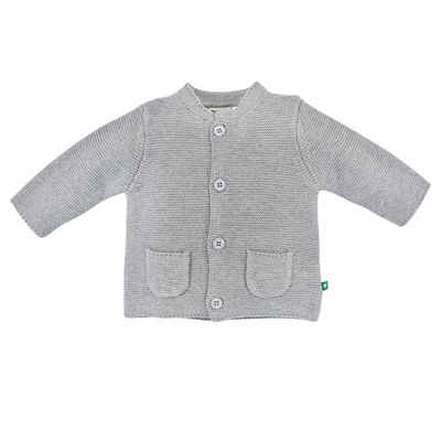 BONDI Trachtenstrickjacke BONDI Baby Kinder Strickjacke 93652 - Hellgrau, K