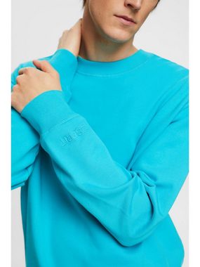 Esprit Sweatshirt Sweatshirt mit Logostickerei auf dem Ärmel (1-tlg)