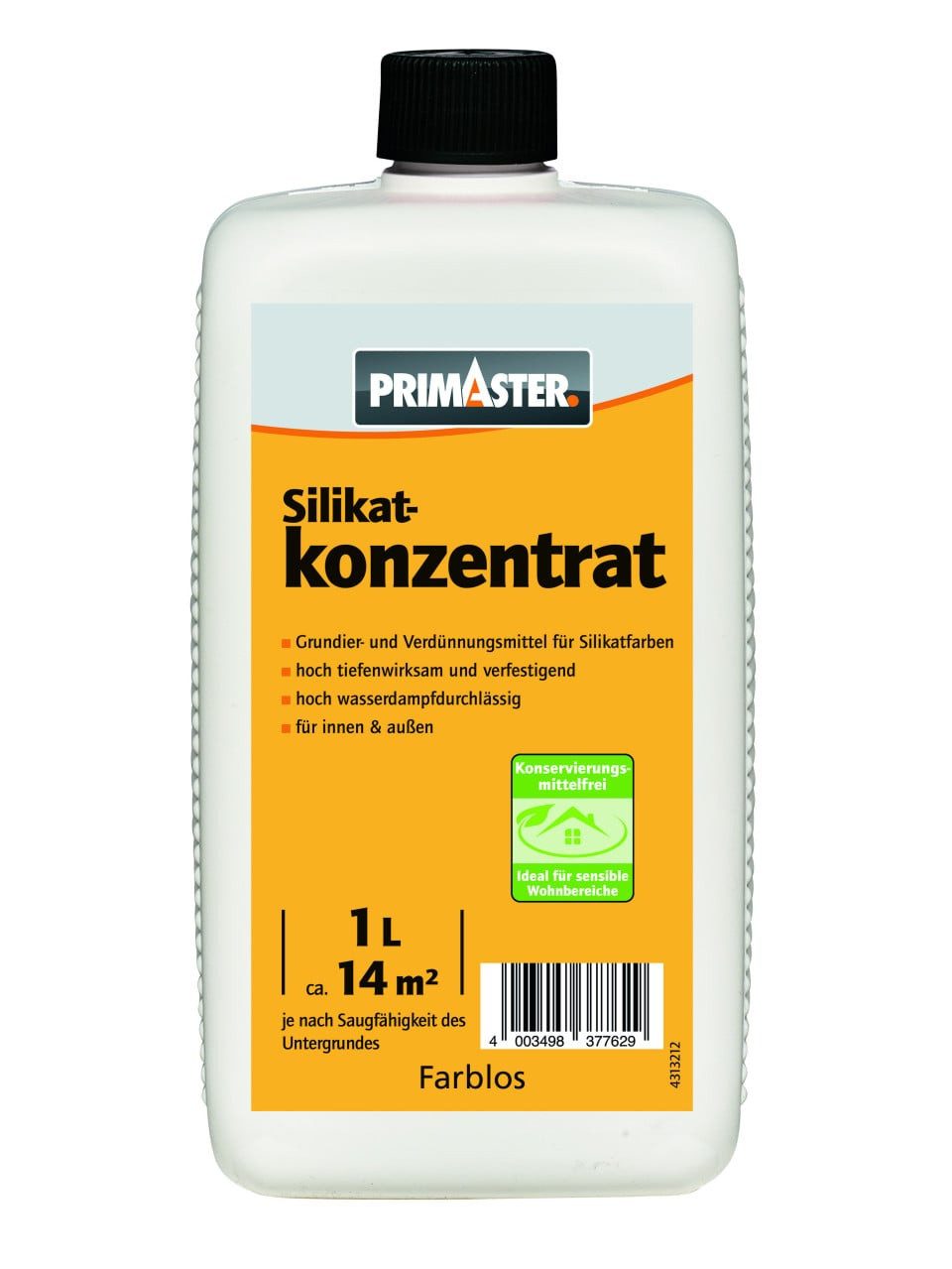 Primaster Wandfarbe Primaster Silikatkonzentrat farblos 1 L
