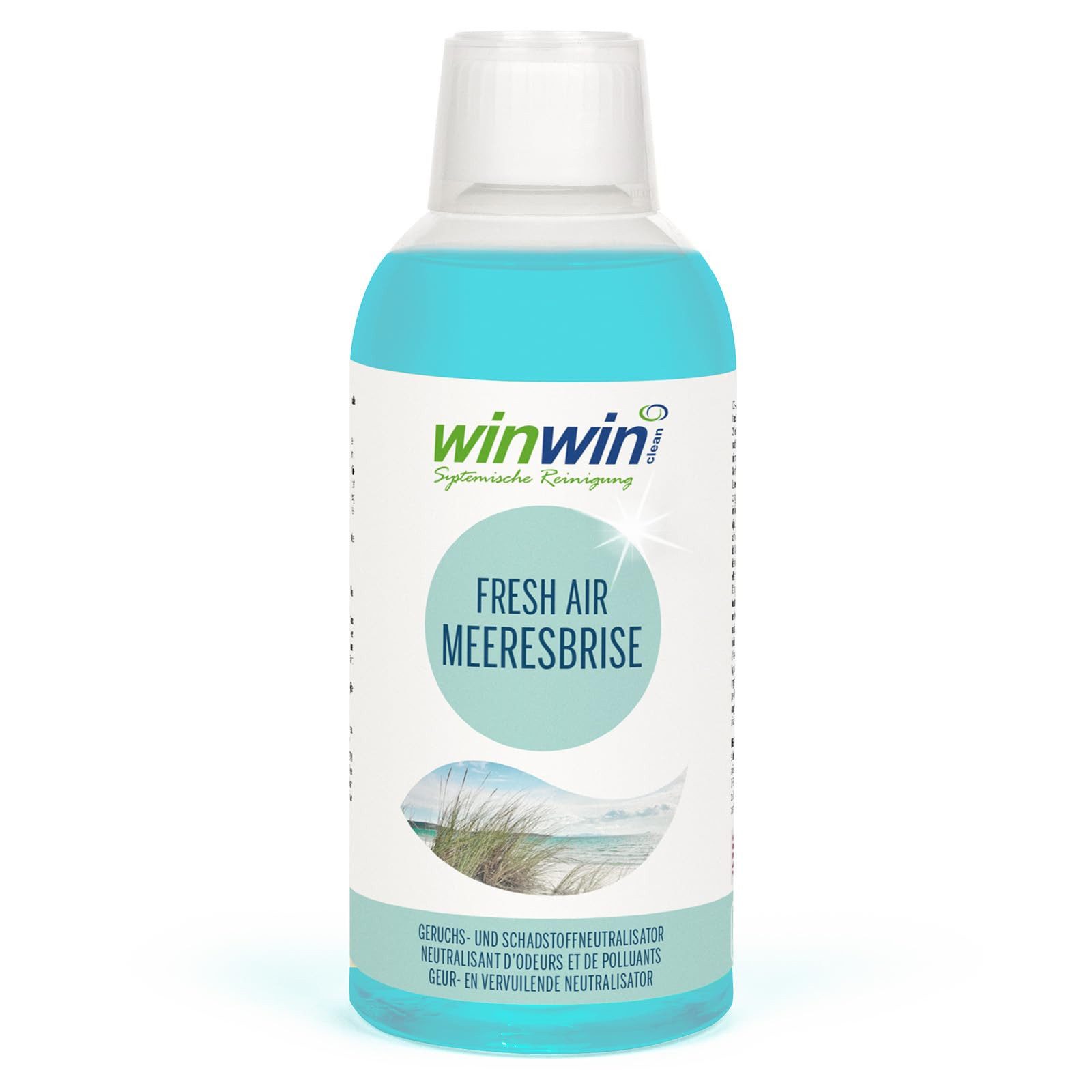 winwinCLEAN Raumduft Raumluftreiniger-Konzentrat MEERESBRISE Raumerfrischer Raumluftdeo (1x winwinCLEAN fresh AIR MEERESBRISE 500ml), Geruchsentferner,Geruchsneutralisierer,Reinigungsmittel,Air Purifier