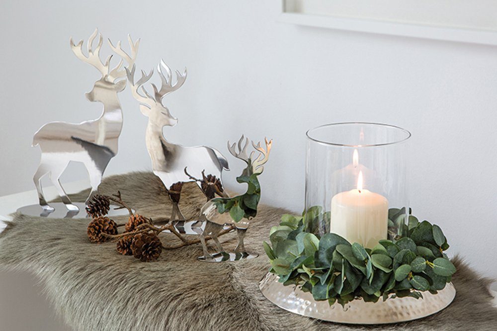 Fink Weihnachtsfigur Hirsch JASPER, Weihnachtsdeko (Set, 2 St), aus Edelsta günstig online kaufen