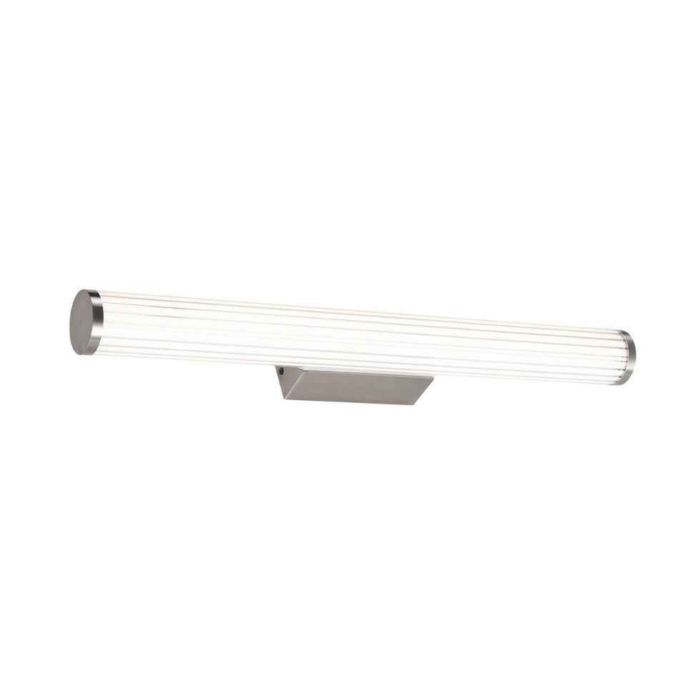 Qazqa Wandleuchte Coco, LED fest integriert, Extra-Warmweiß, QAZQA Wand­leuchte, integrated, gunmetal, Kunststoff, Retro