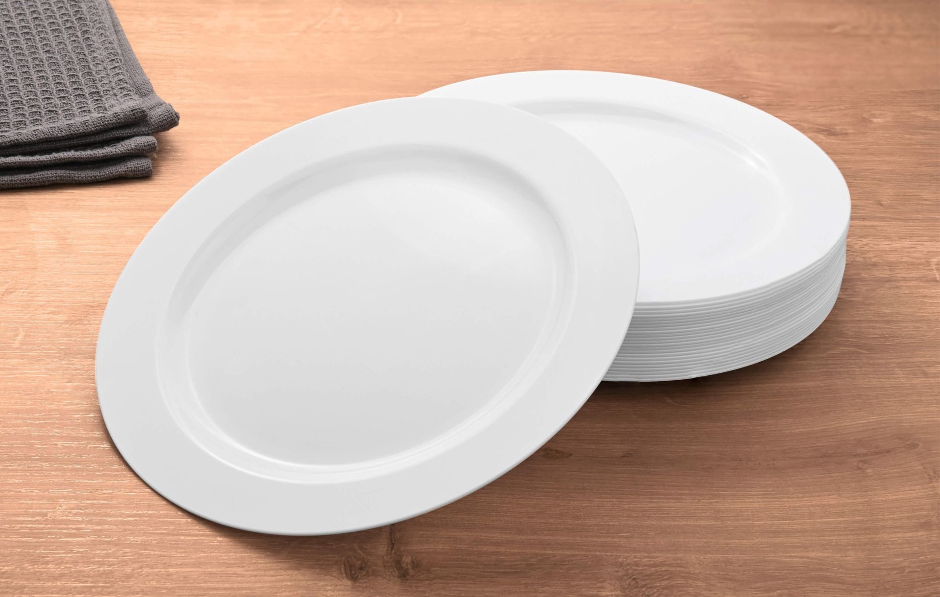 GRÄWE Teller-Set Kuchenteller (25-tlg), Kunststoff, Gräwe Mehrwegteller (Kuchenteller) aus Kunststoff, 19 cm, 25 Stück – Bild 3 von 3