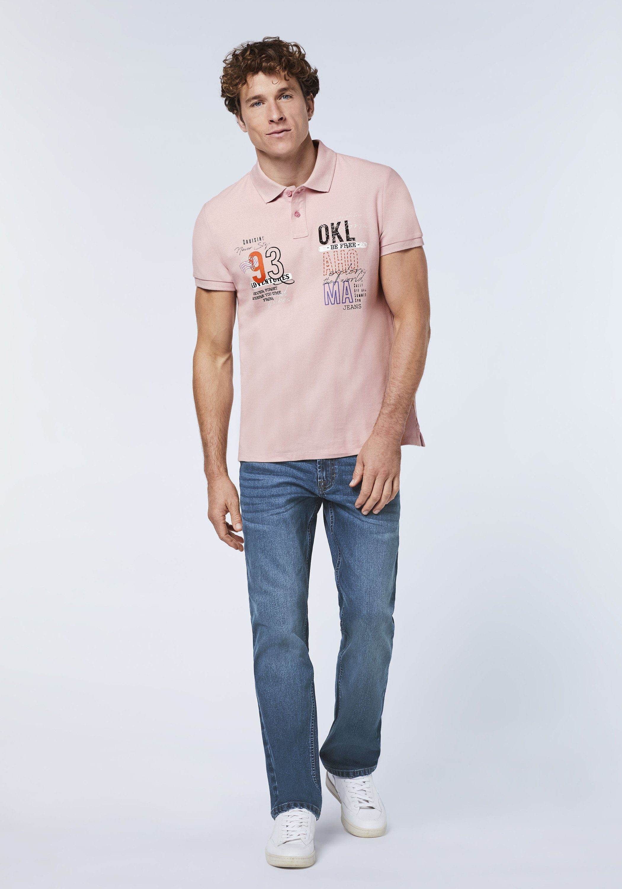 Poloshirt Keepsake 15-2705 Oklahoma Jeans Piqué aus Lilac