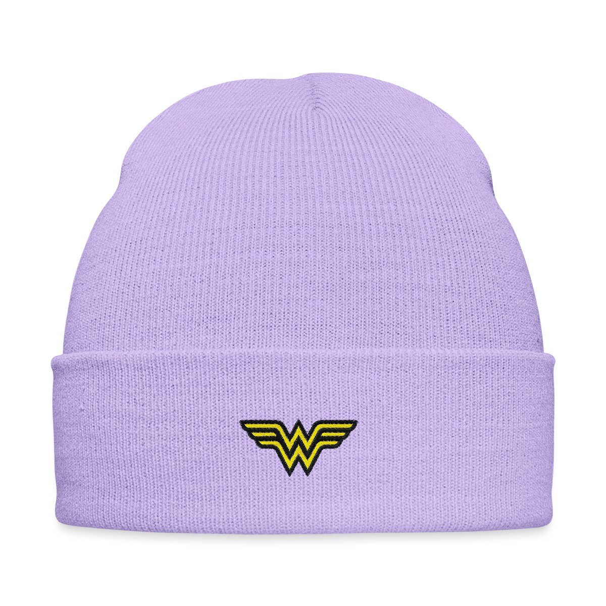 Beanie DC Comics Wonder Woman original Logo Stick Bestickte Wintermütze