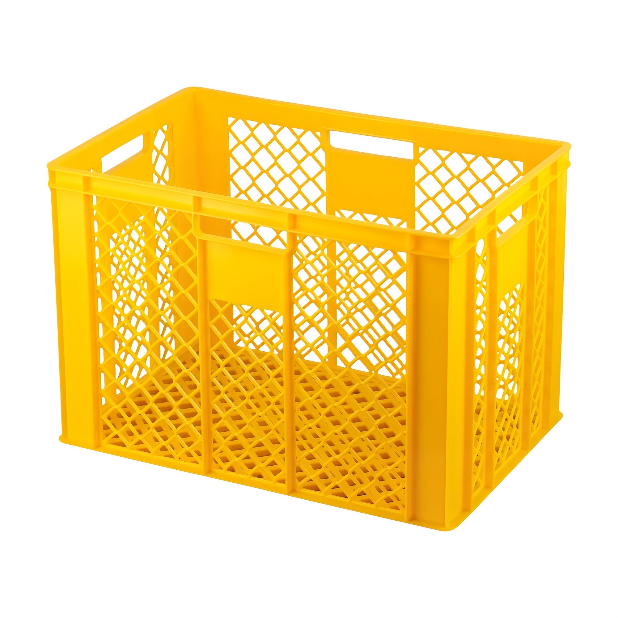 Logiplast Stapelbox Stapelbox 4 Bäckerkisten 600 x 400 x 410 mm und 1 Transportroller