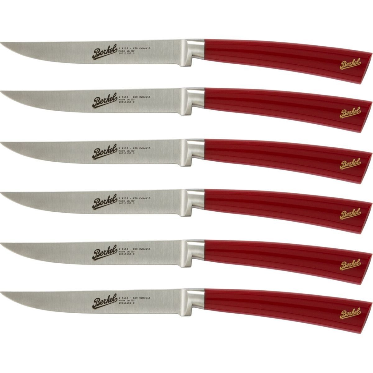 Berkel Besteck-Set Elegance Glossy red Steak Set 6-tlg.