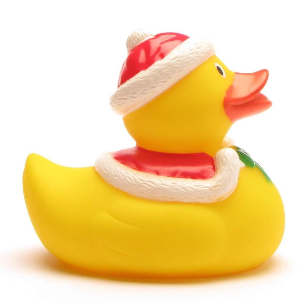 Schnabels Weihnachtsmann 8 Quietscheente cm Badeente Badespielzeug