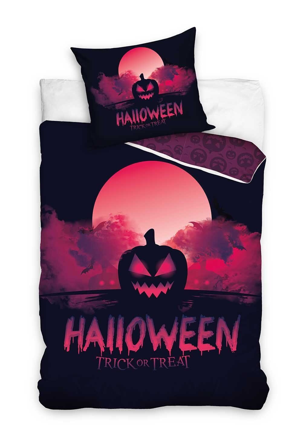 Carbotex Bettwäsche Halloween Bettwäsche 160 x 200 cm