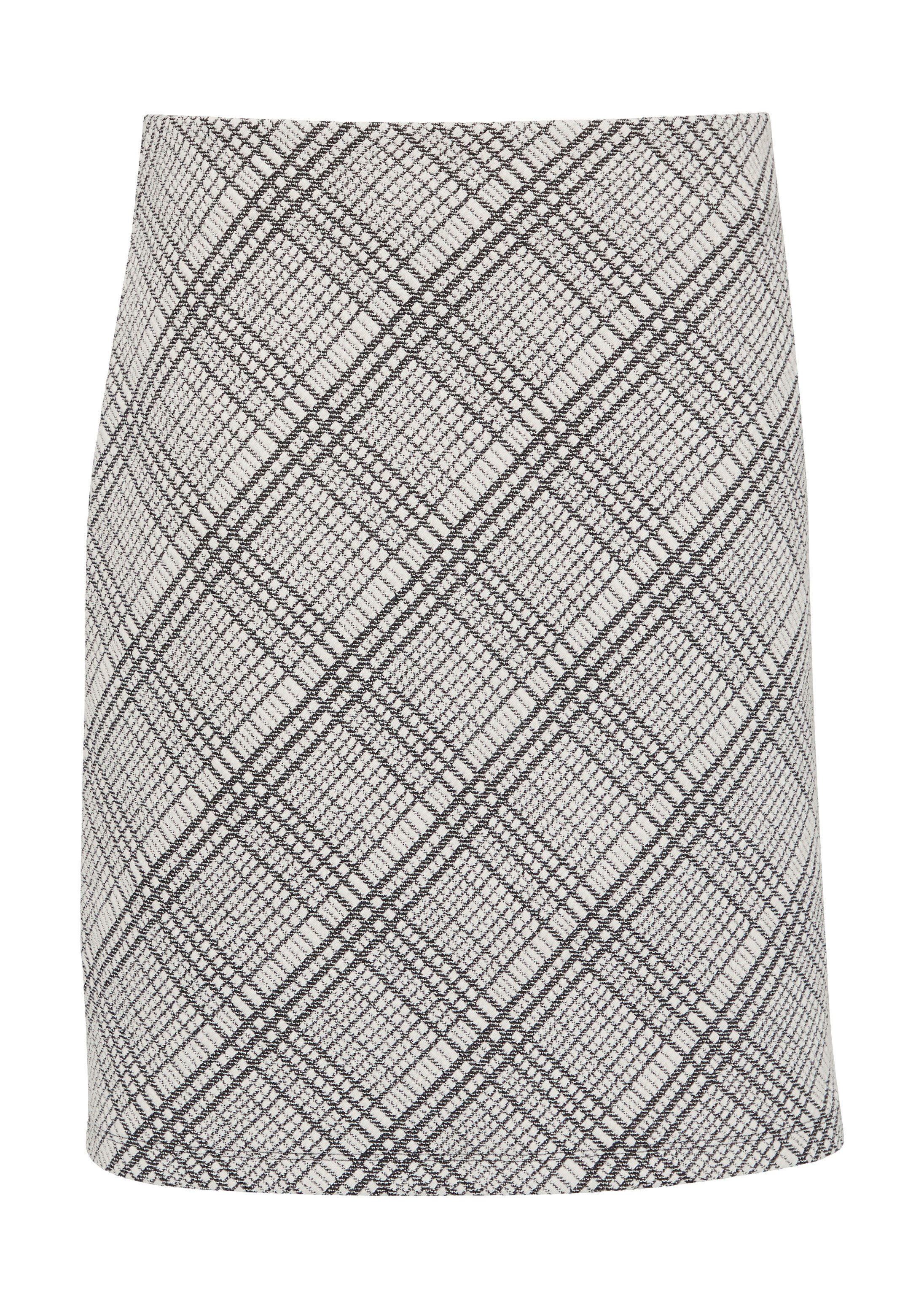 s.Oliver Minirock Rock Elastischer Jacquard-Rock aus Sweat
