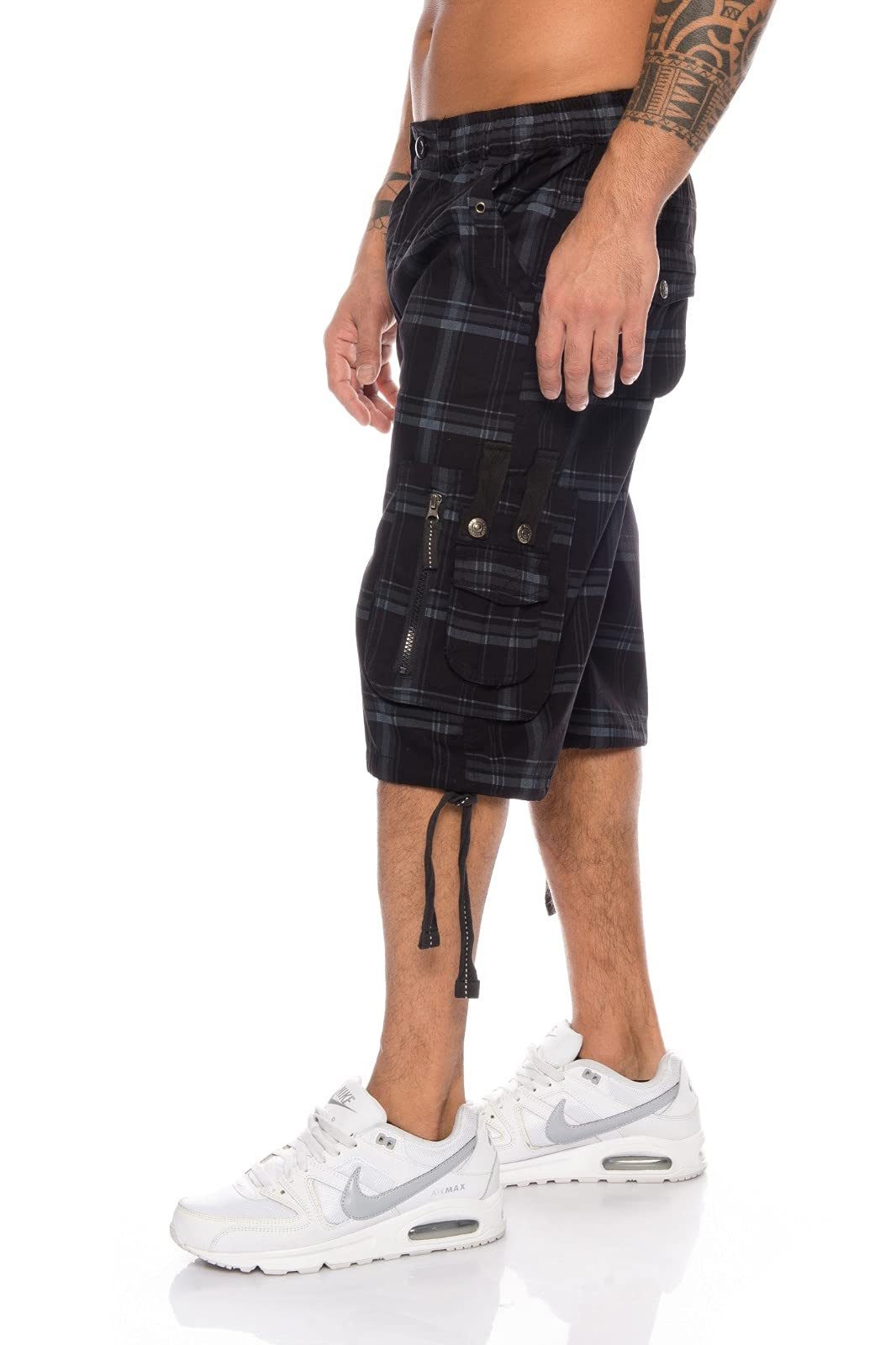 Kendindza Cargoshorts 3/4 Bermuda Shorts Herren, Kurze Hose Herren, Cargobe günstig online kaufen