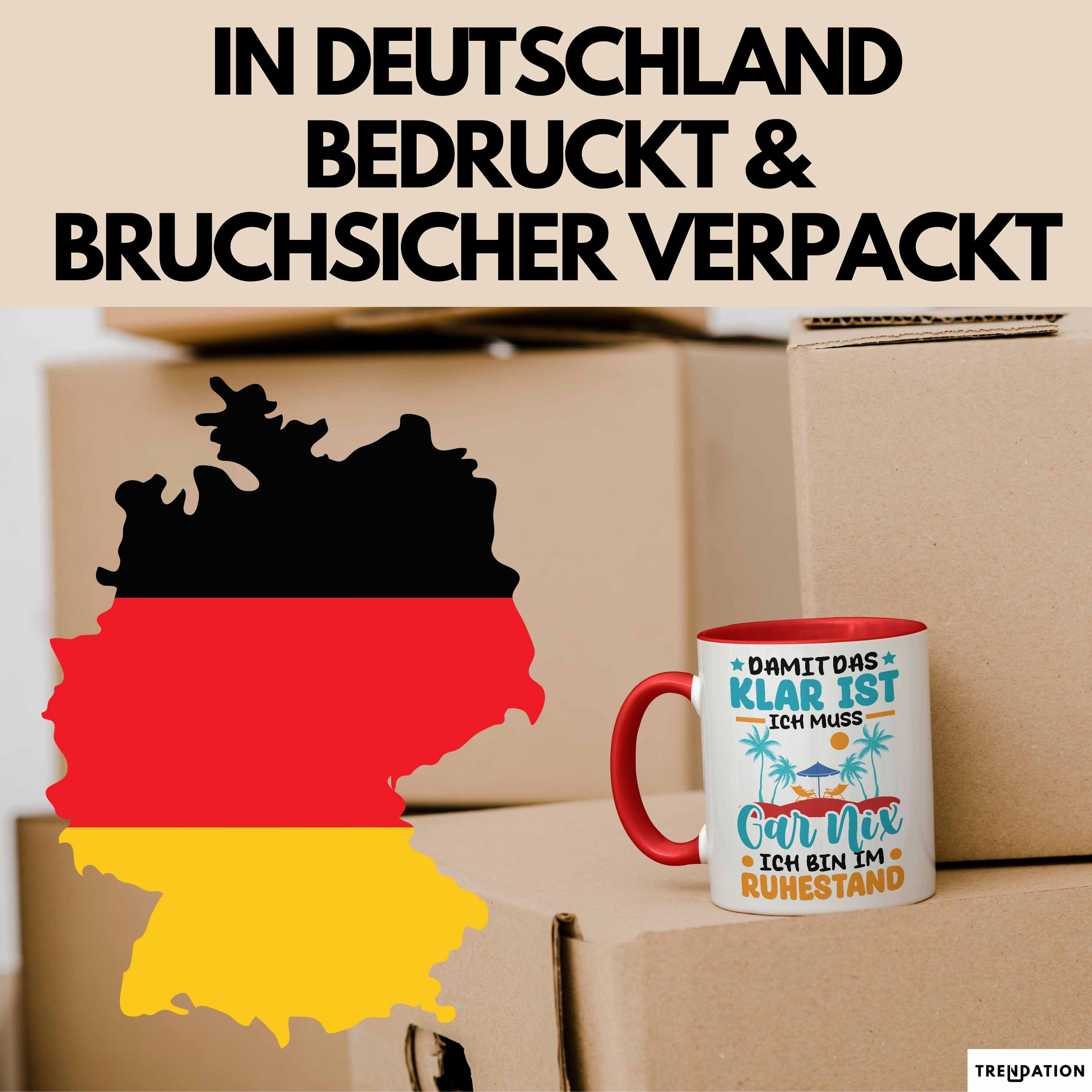 Trendation Tasse Rente Geschenk Tasse Geschenkidee für Rentnerin im Ruhestand Lustiger – Bild 5 von 5