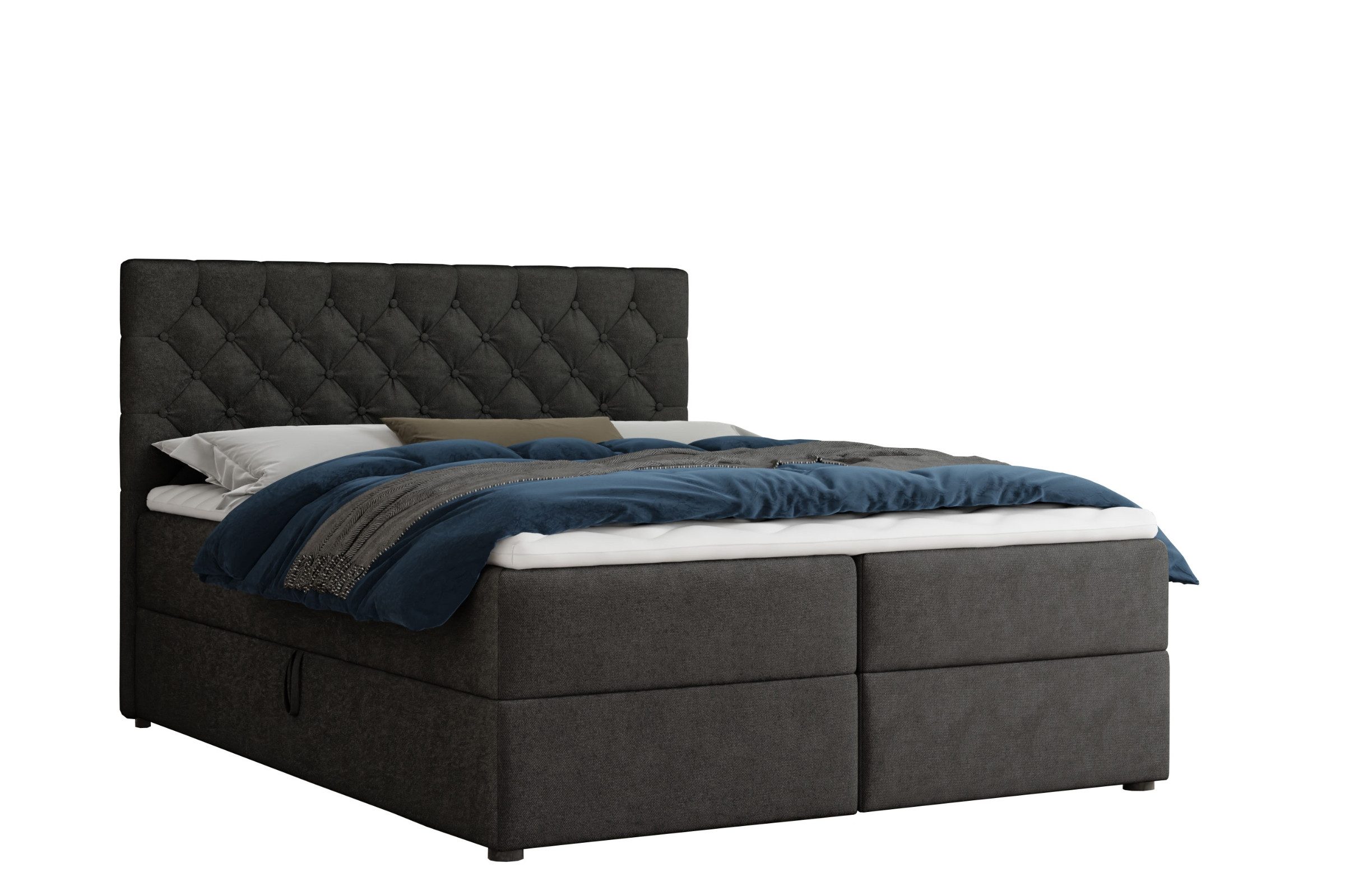 Deine Möbel 24 Boxspringbett MIRAMI Boxbett günstig online kaufen
