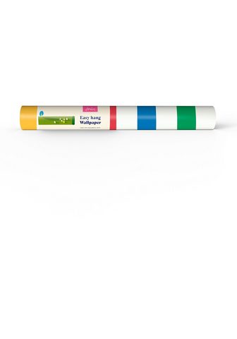 Joules tapetai Country Critters Chunky dryžuotas White / Rainbow glatt Motiv (1 St) Motiv