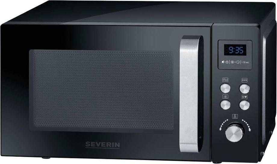 Severin Mikrowelle MW 7752, Grill und Heißluft, 25 l, Modernes  LED-Touch-Display mit Quick-Select-Funktionen