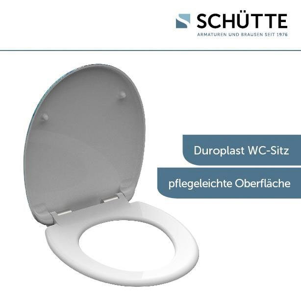Schütte WC-Sitz Sailing, Duroplast, mit Absenkautomatik günstig online kaufen