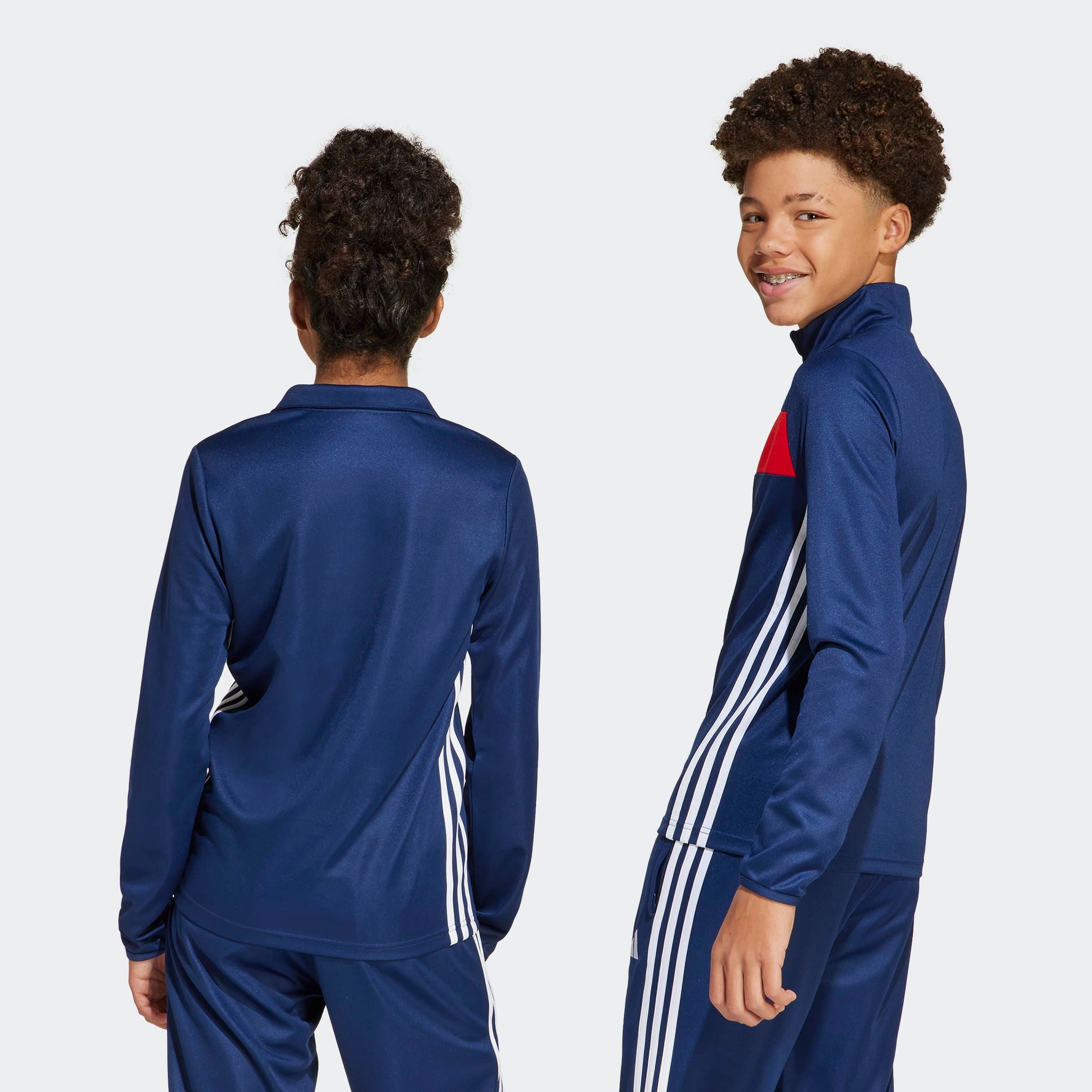 adidas Performance Trainingsshirt TIRO ES Y für Kinder, mit Reißverschluss, ohne Ausschnitt