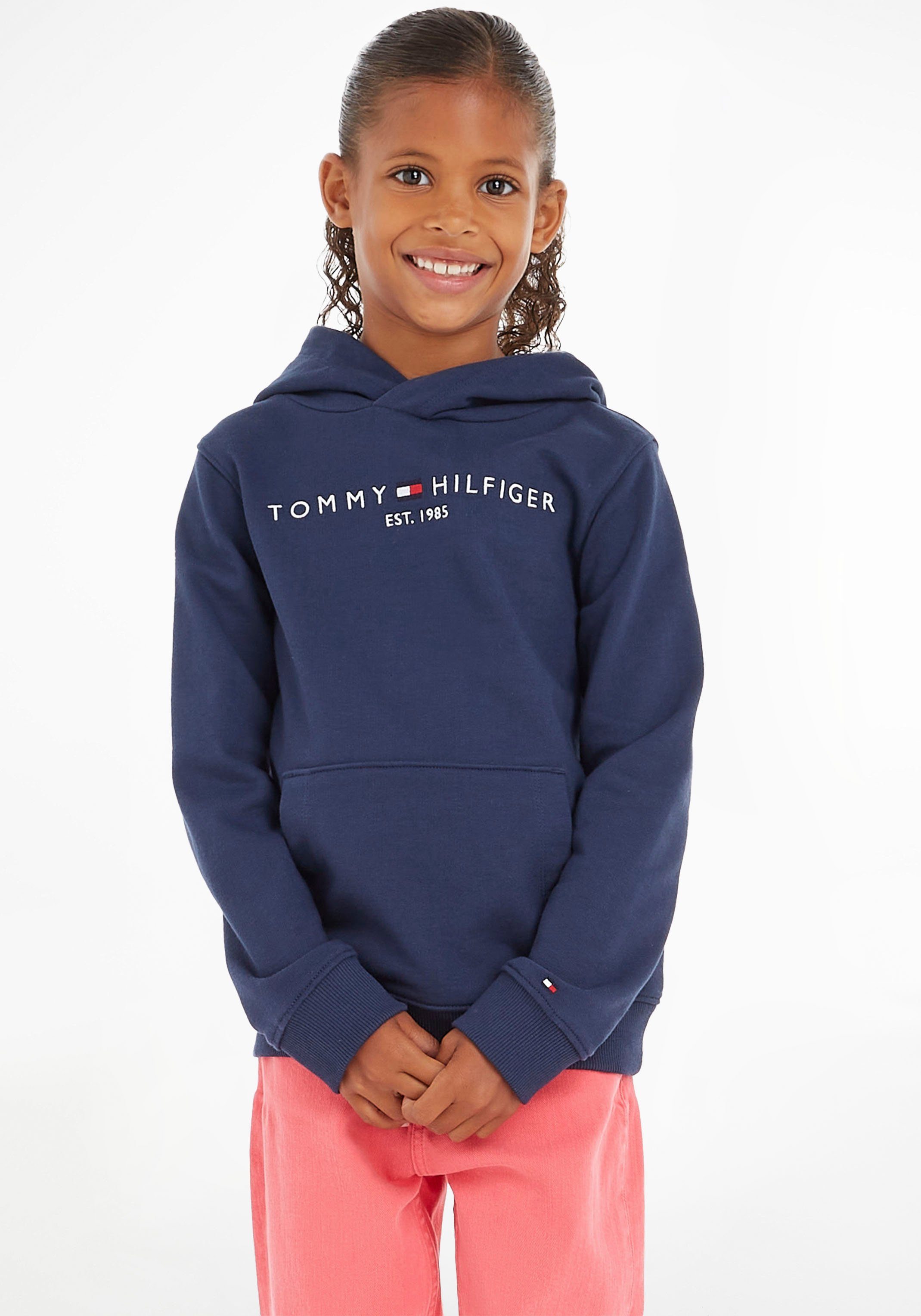 Tommy Hilfiger Kapuzensweatshirt ESSENTIAL HOODIE für Jungen und Mädchen