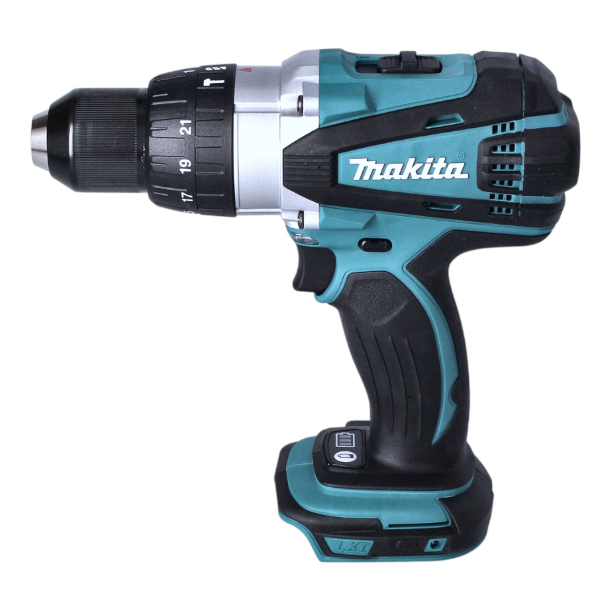 Makita Akku-Schlagbohrschrauber DHP 458 Z Akku Schlagbohrschrauber 18 V 91 Nm + 22 tlg. Bit Set