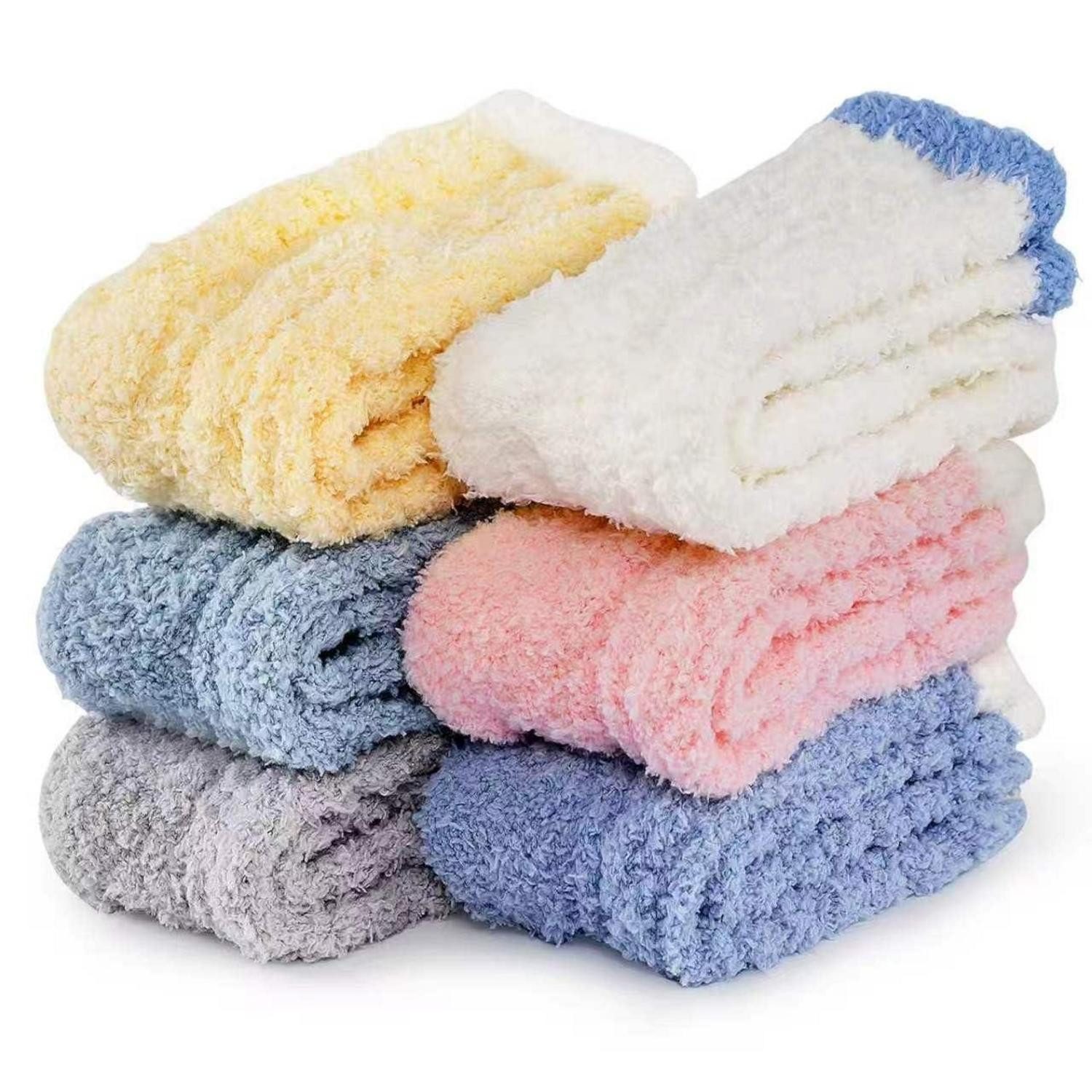 LuxusKollektion Kuschelsocken Kuschelsocken Damen 6er-Pack Flauschig