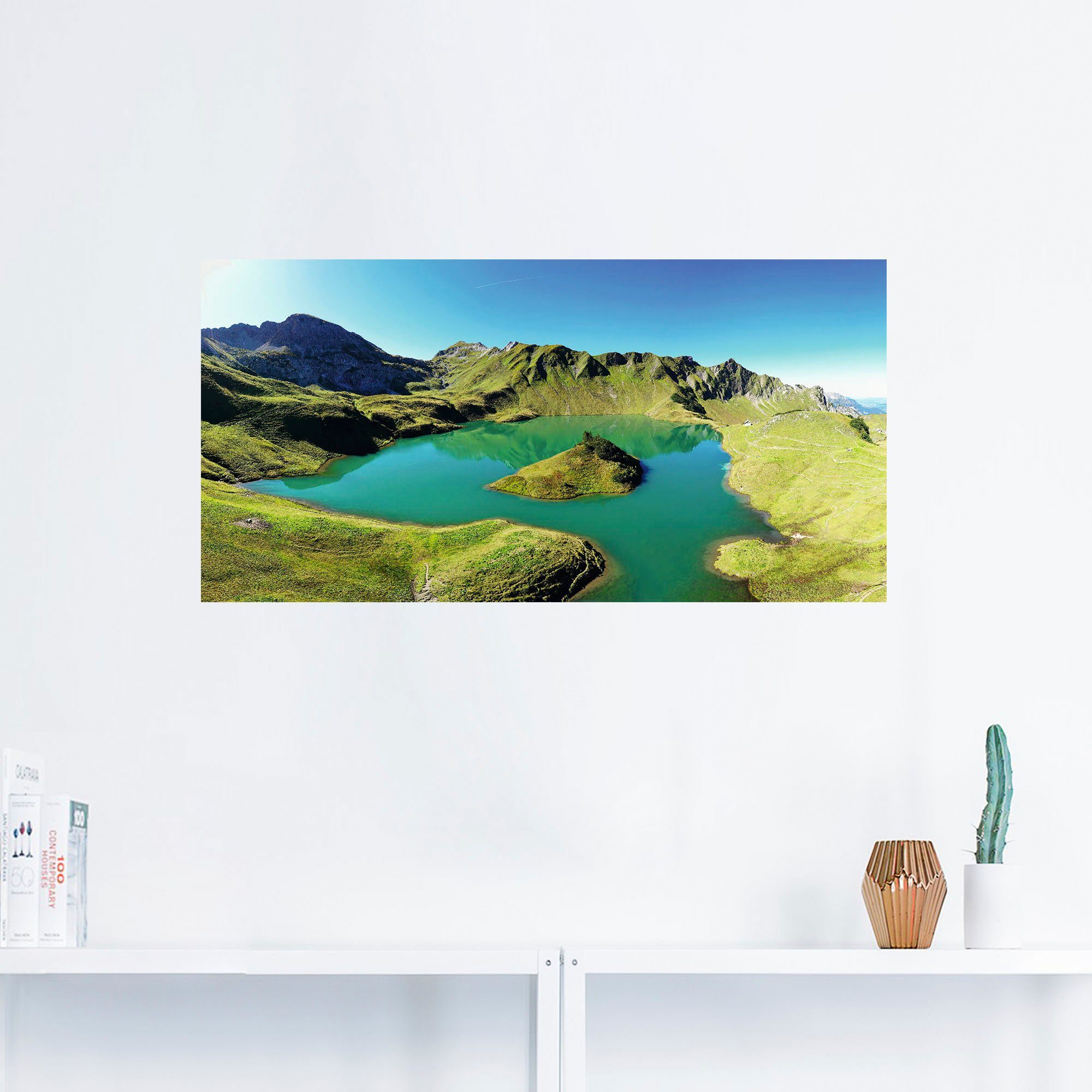 Artland Wandbild »Schrecksee Bayerischen Hochalpen«, Berge & Alpenbilder (1 Stück), in vielen Größen & Produktarten - Alubild / Outdoorbild für den Außenbereich, Leinwandbild, Poster, Wandaufkleber / Wandtattoo auch für Badezimmer geeignet-HomeTrends