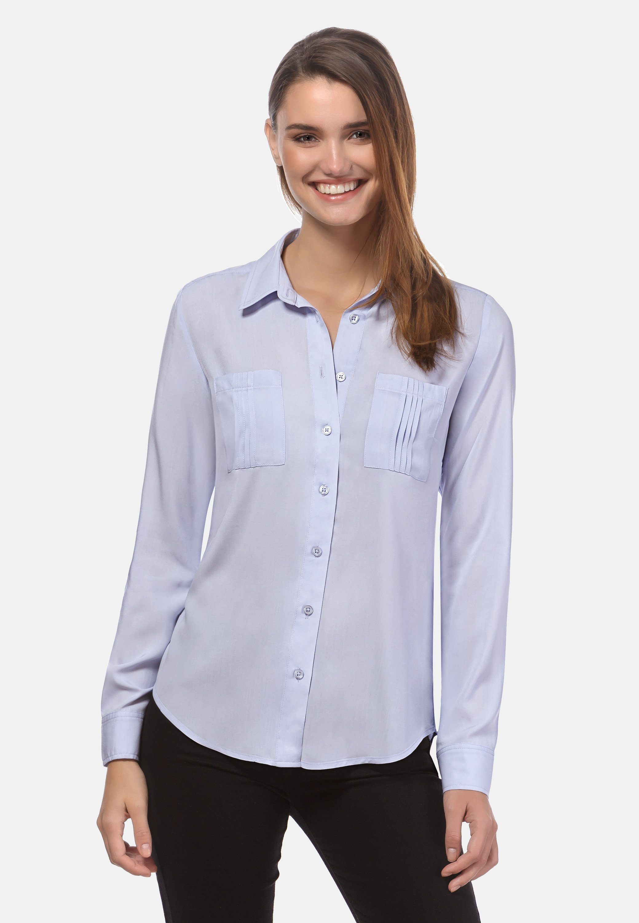 Klassische Bluse leicht tailliert