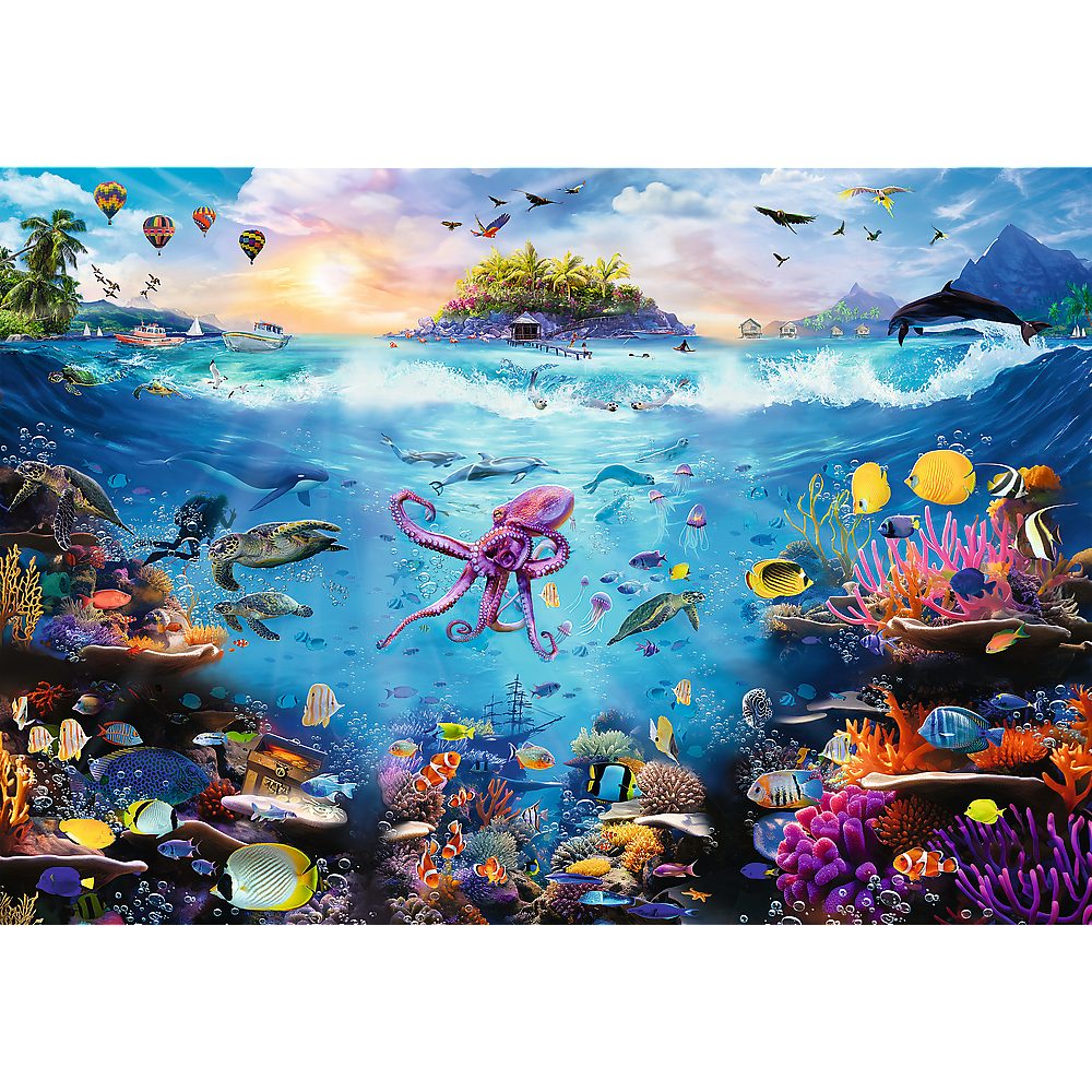 Trefl Puzzle Unterwasserparadies 13500 Teile Puzzle, 13500 Puzzleteile, Made in Europe