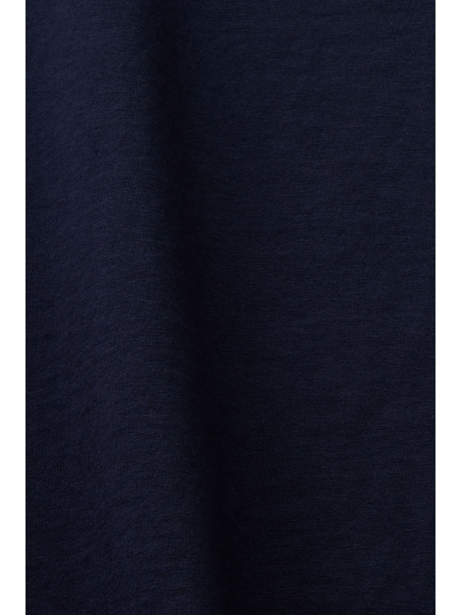 Esprit Jersey-T-Shirt Print (1-tlg) vorne mit NAVY T-Shirt