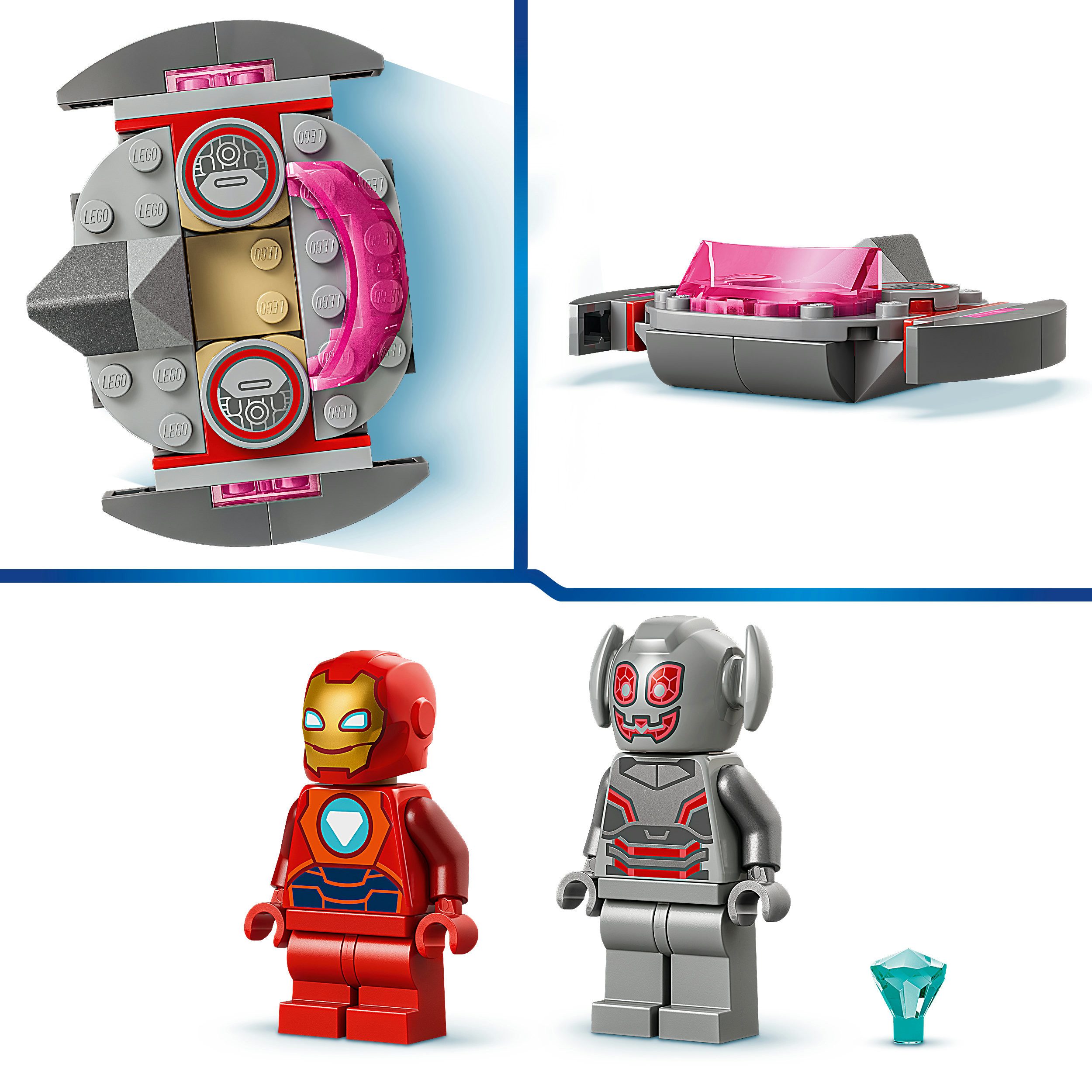 LEGO® Ultron vs. Iron Man (11209), LEGO Disney Junior Marvel Konstruktionsspielsteine, (96 St), Made in Europe – Bild 5 von 5