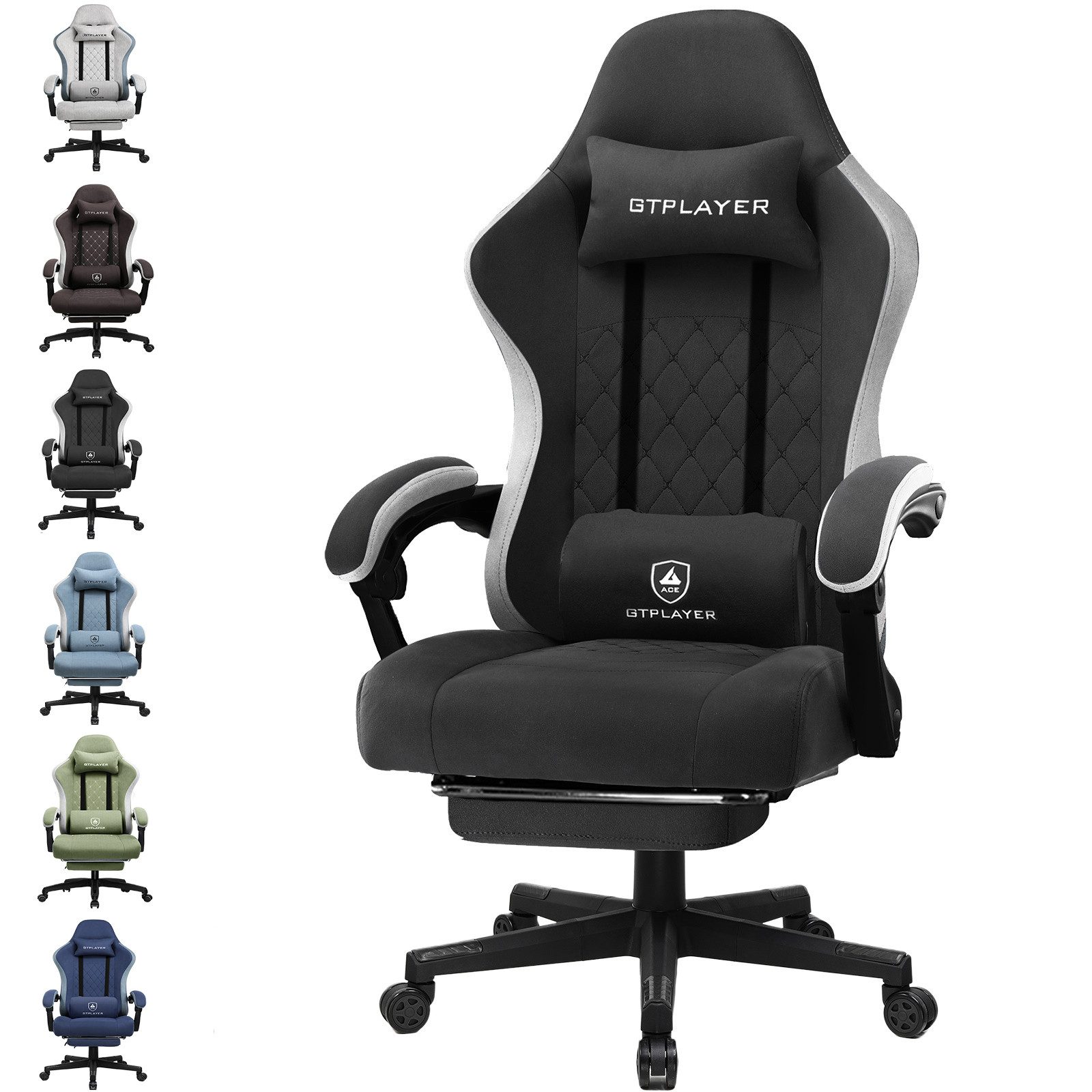 GTPLAYER Gaming-Stuhl Ergonomischer Gaming Sessel Schreibtischstuhl günstig online kaufen