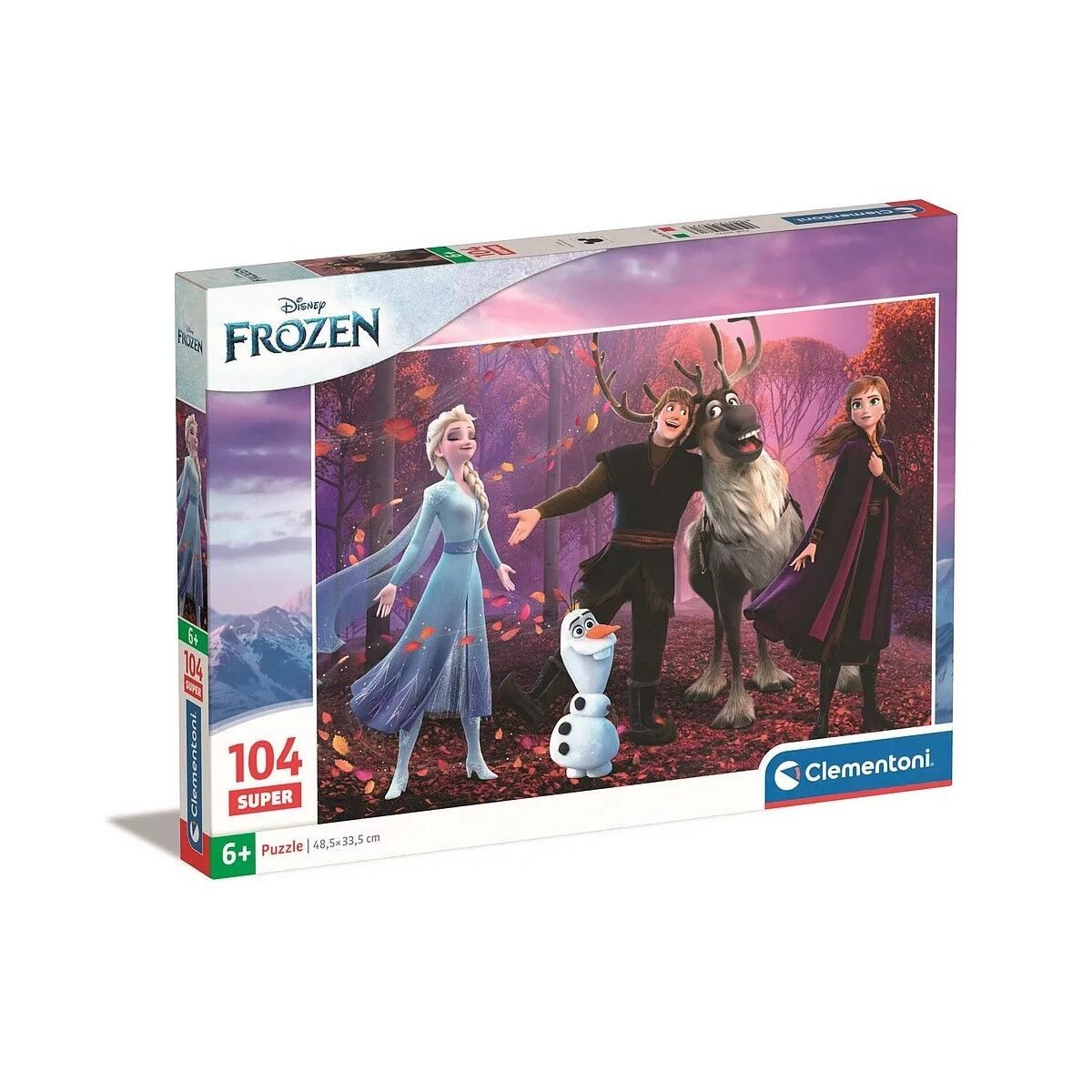 Clementoni® Lernspielzeug Disney Eiskönigin Singing 104-teiliges Clementoni-Puzzle