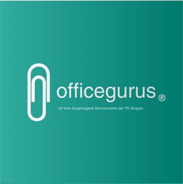 officegurus® Schlüsselanhänger 4x Ausweishalter mit ausziehbarem Zugband, Ausweishülle Kartenhalter (4-tlg), Ausziehbares Zugband, Schlüsselring